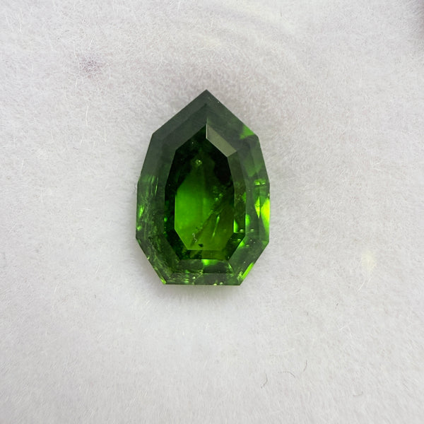 Chrome Tourmaline, 1.89ct, Laletema, Tanzania, Untreated Unheated, slightly included