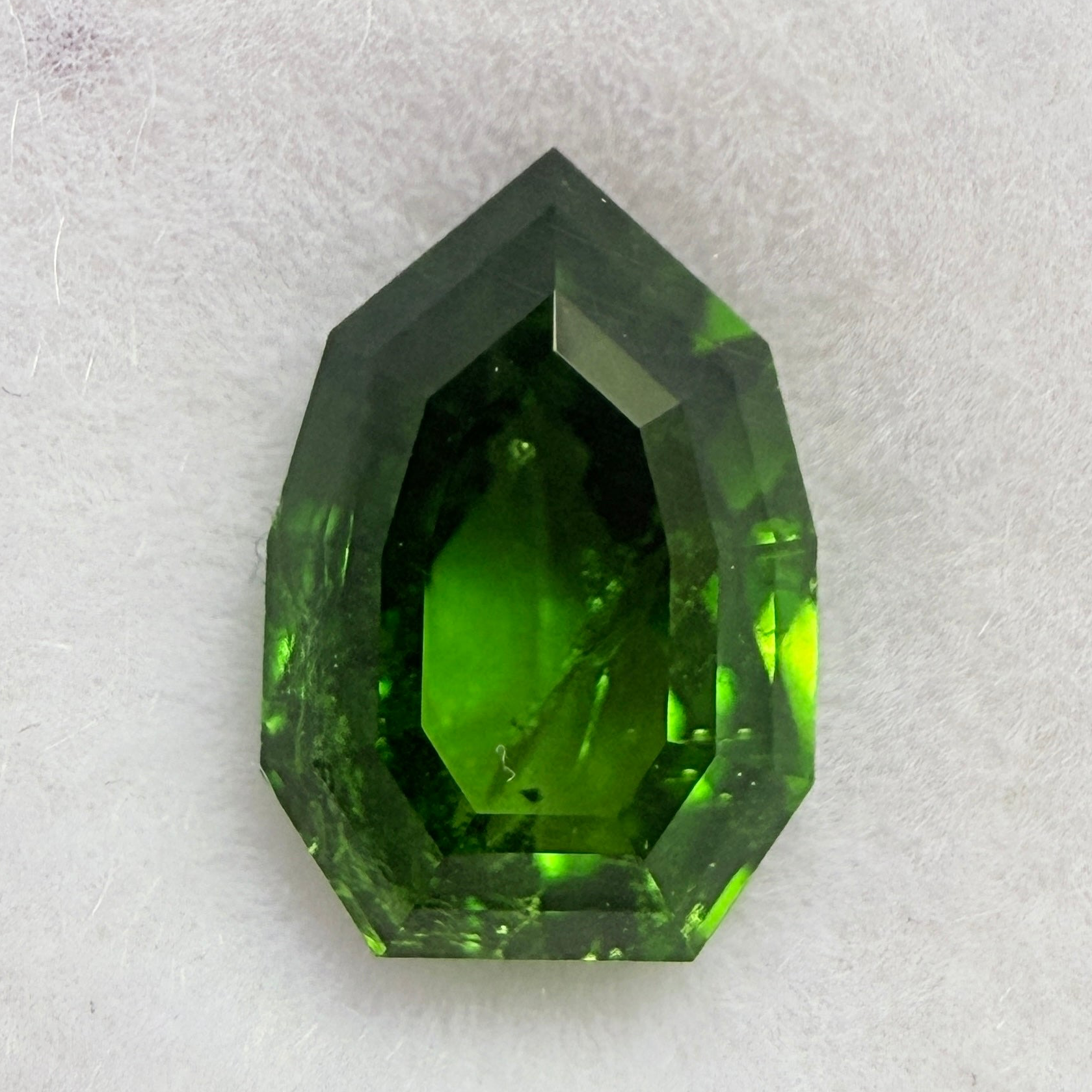Chrome Tourmaline, 1.89ct, Laletema, Tanzania, Untreated Unheated, slightly included