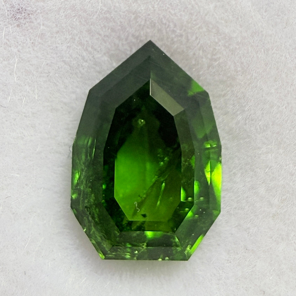 Chrome Tourmaline, 1.89ct, Laletema, Tanzania, Untreated Unheated, slightly included