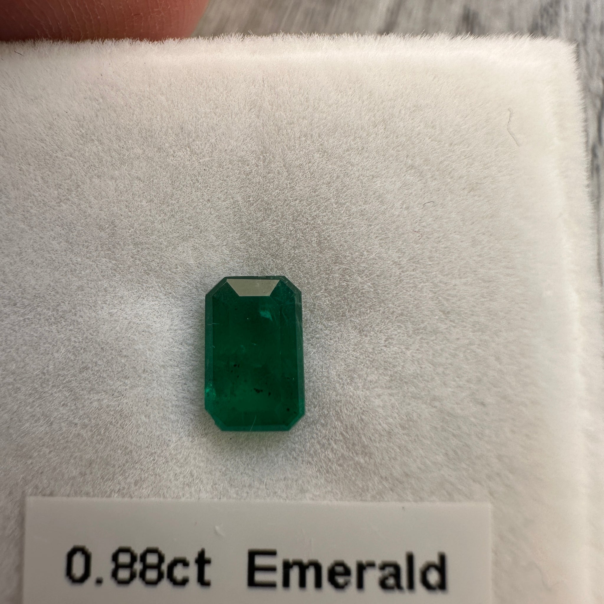 Emerald, 0.88ct, Tanzania, No Oil Unheated Untreated