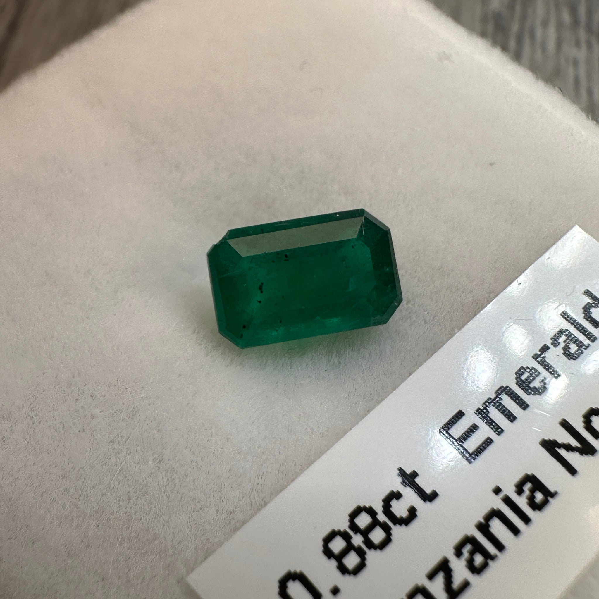 Emerald, 0.88ct, Tanzania, No Oil Unheated Untreated