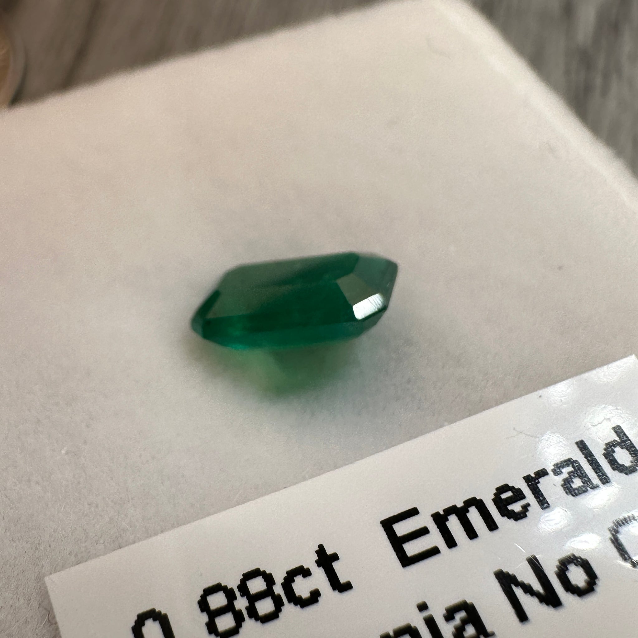Emerald, 0.88ct, Tanzania, No Oil Unheated Untreated
