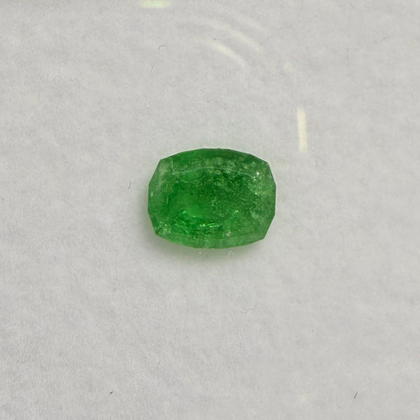 Tsavorite Garnet, 1.55ct, Kenya, Unheated Untreated, native cut.