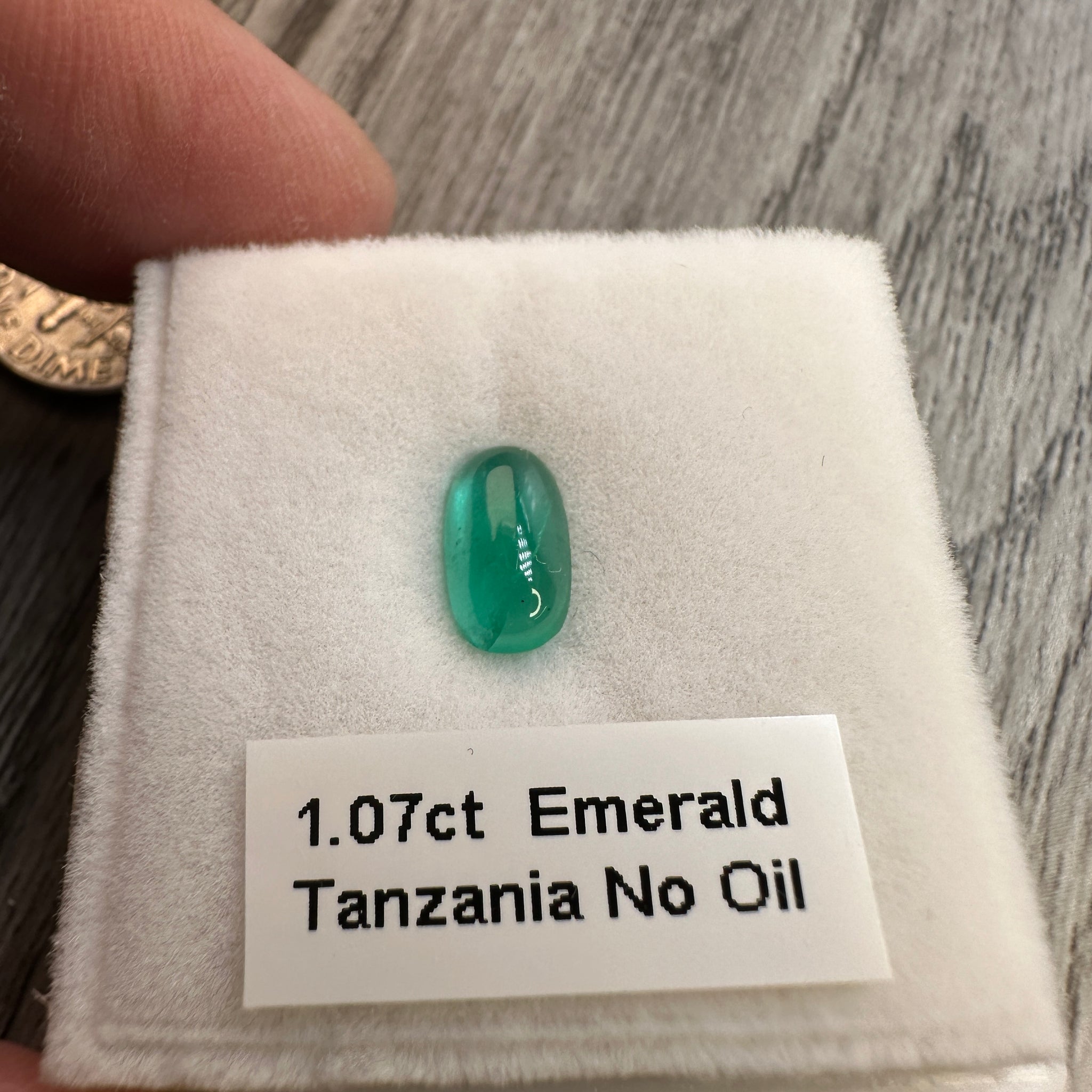 Emerald, 1.07ct, Tanzania, No Oil, Untreated Unheated