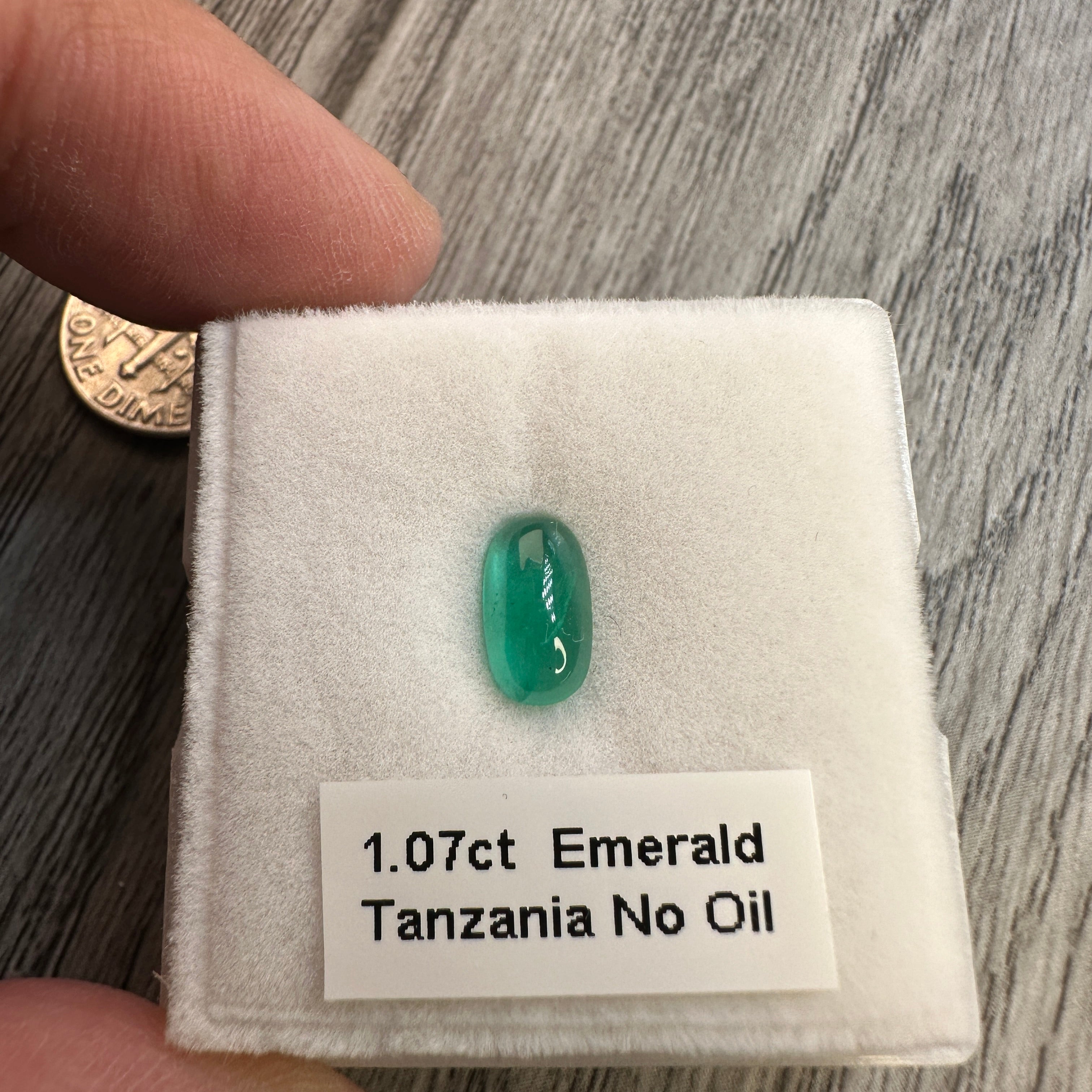 1.07ct Emerald, Tanzania, No Oil, Untreated Unheated