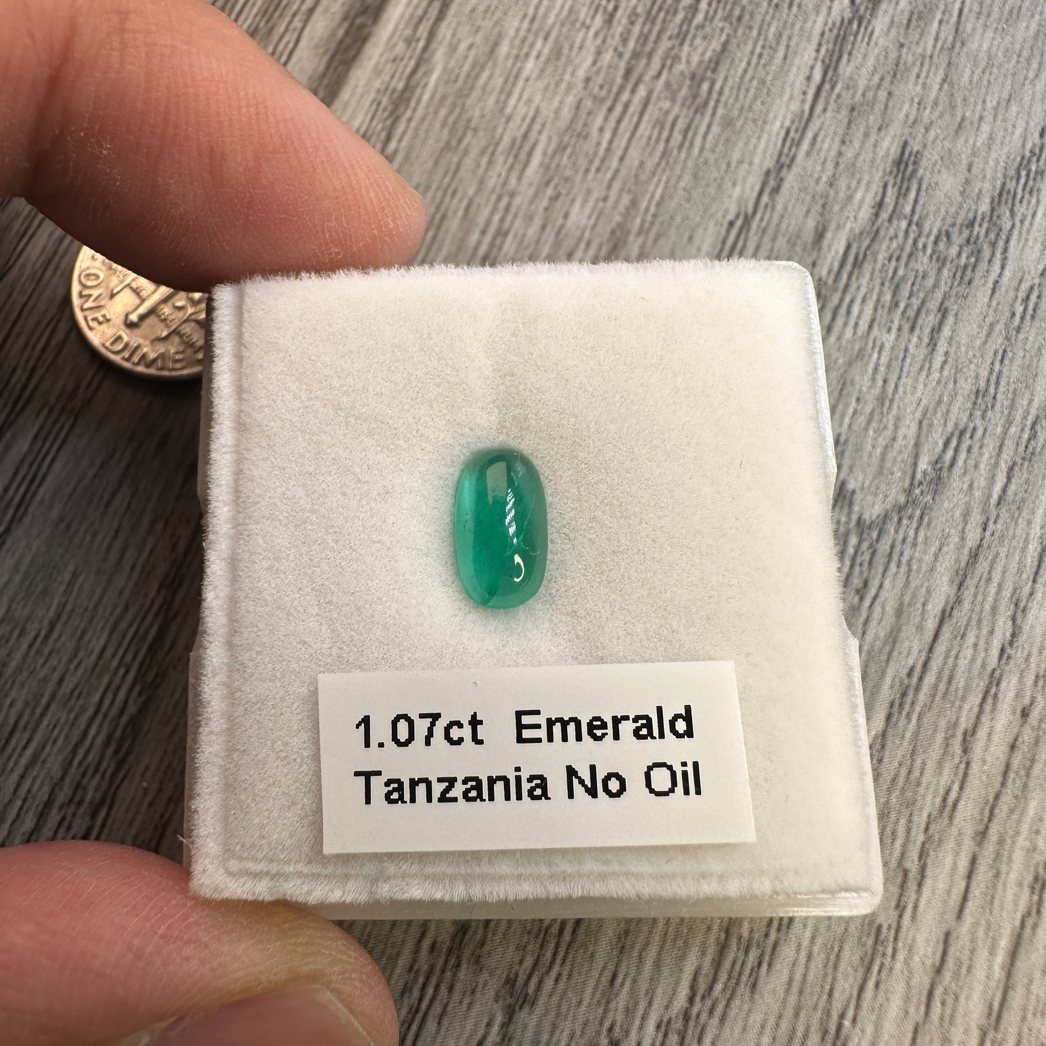 Emerald, 1.07ct, Tanzania, No Oil, Untreated Unheated