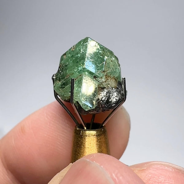 10.72ct Tsavorite Crystal on Matrix. Merelani. Tanzania