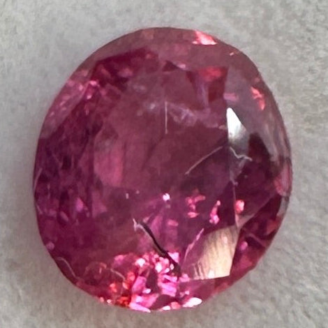 Winza Ruby, 0.51ct, Tanzania, Unheated Untreated. Native cut