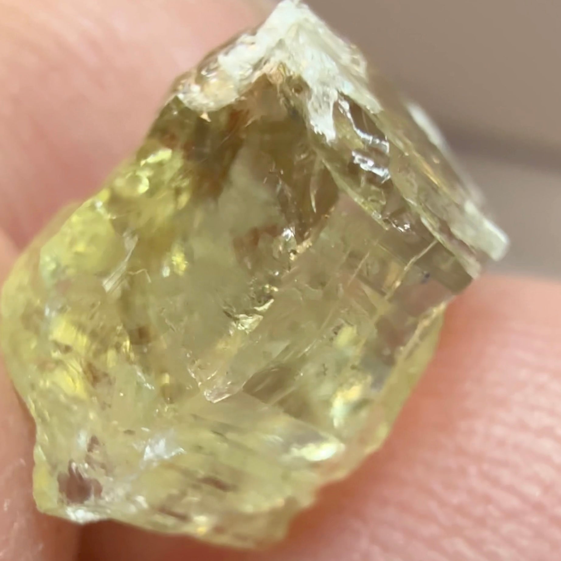 Tanzanite / Green Zoisite, 5.73ct, Tanzania, Unheated Untreated, needles and slight inclusions on the outside