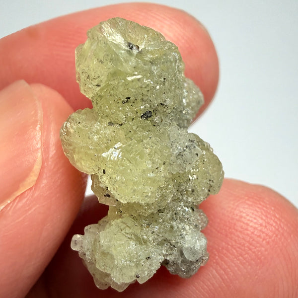 Prehnite Crystal, 17.76ct, Merelani Hills, Tanzania, Unheated Untreated