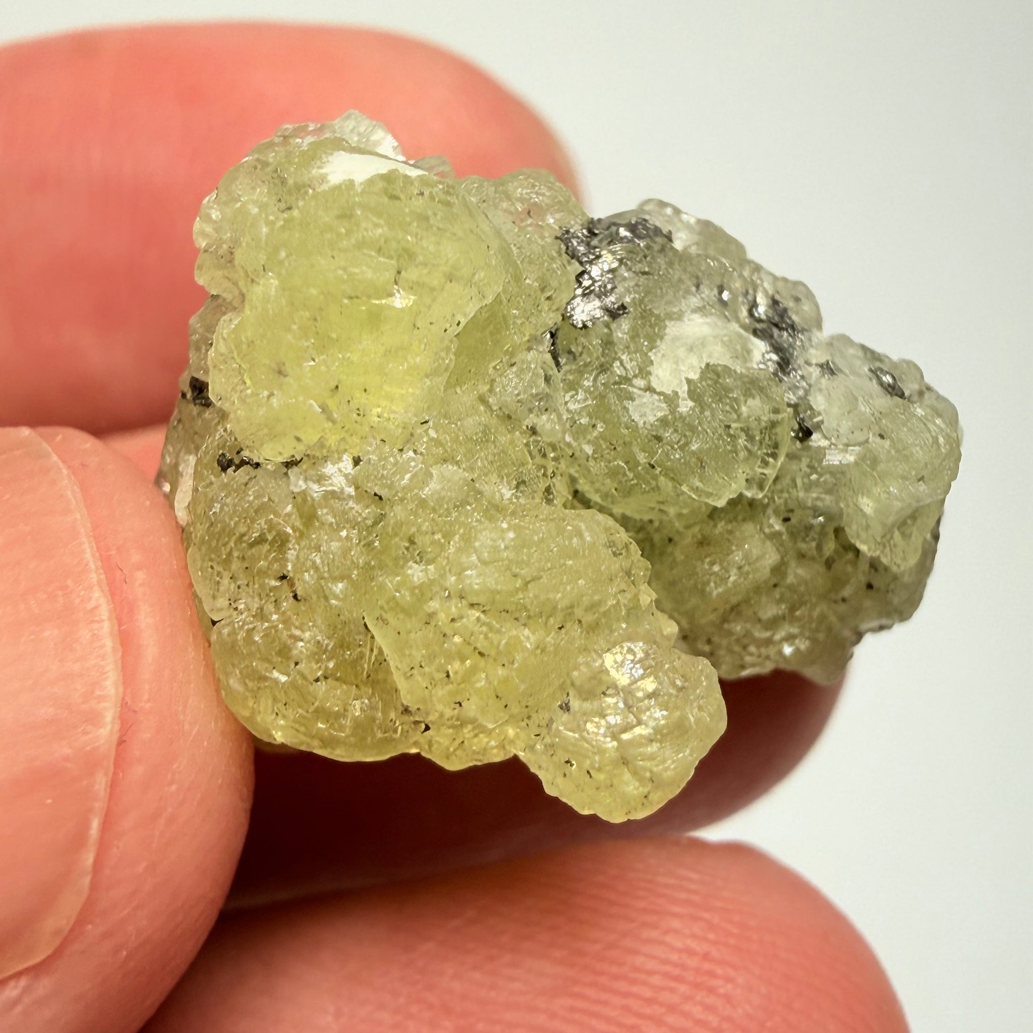 Prehnite Crystal, 29.30ct, Merelani Hills, Tanzania, Unheated Untreated