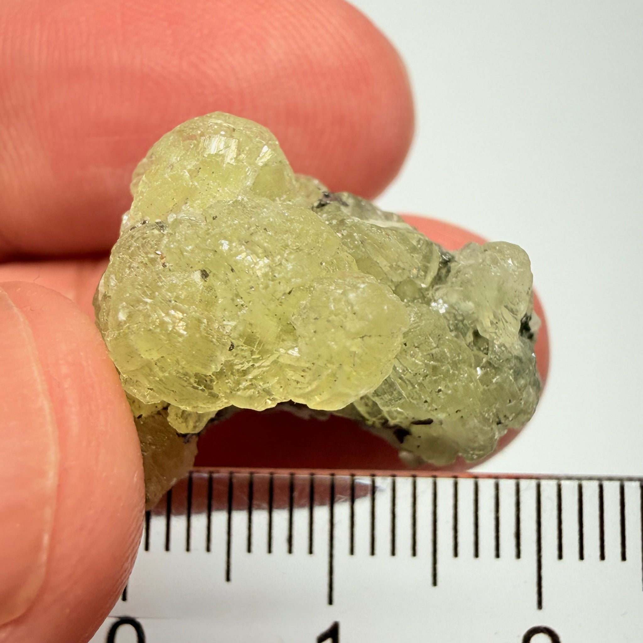 Prehnite Crystal, 29.30ct, Merelani Hills, Tanzania, Unheated Untreated