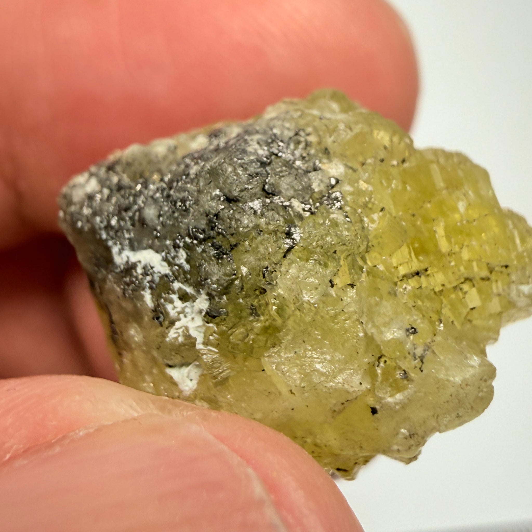Prehnite Crystal, 46.55ct, Merelani Hills, Tanzania, Unheated Untreated