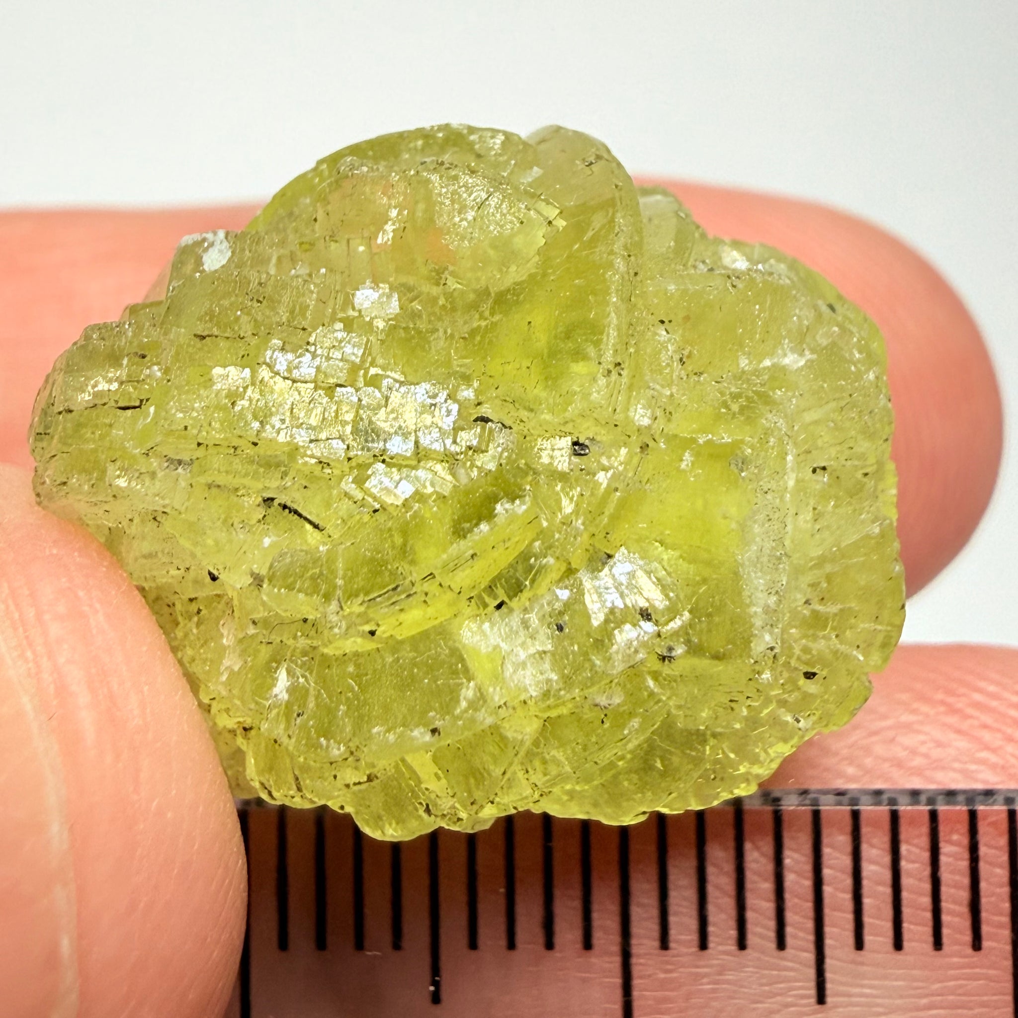 Prehnite Crystal, 46.55ct, Merelani Hills, Tanzania, Unheated Untreated