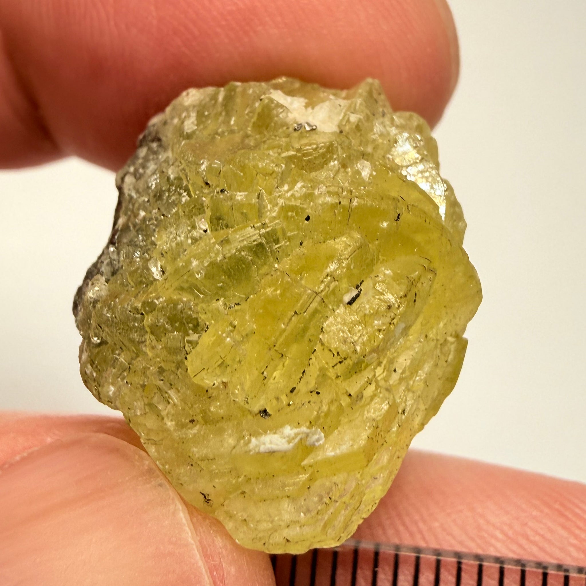 Prehnite Crystal, 46.55ct, Merelani Hills, Tanzania, Unheated Untreated