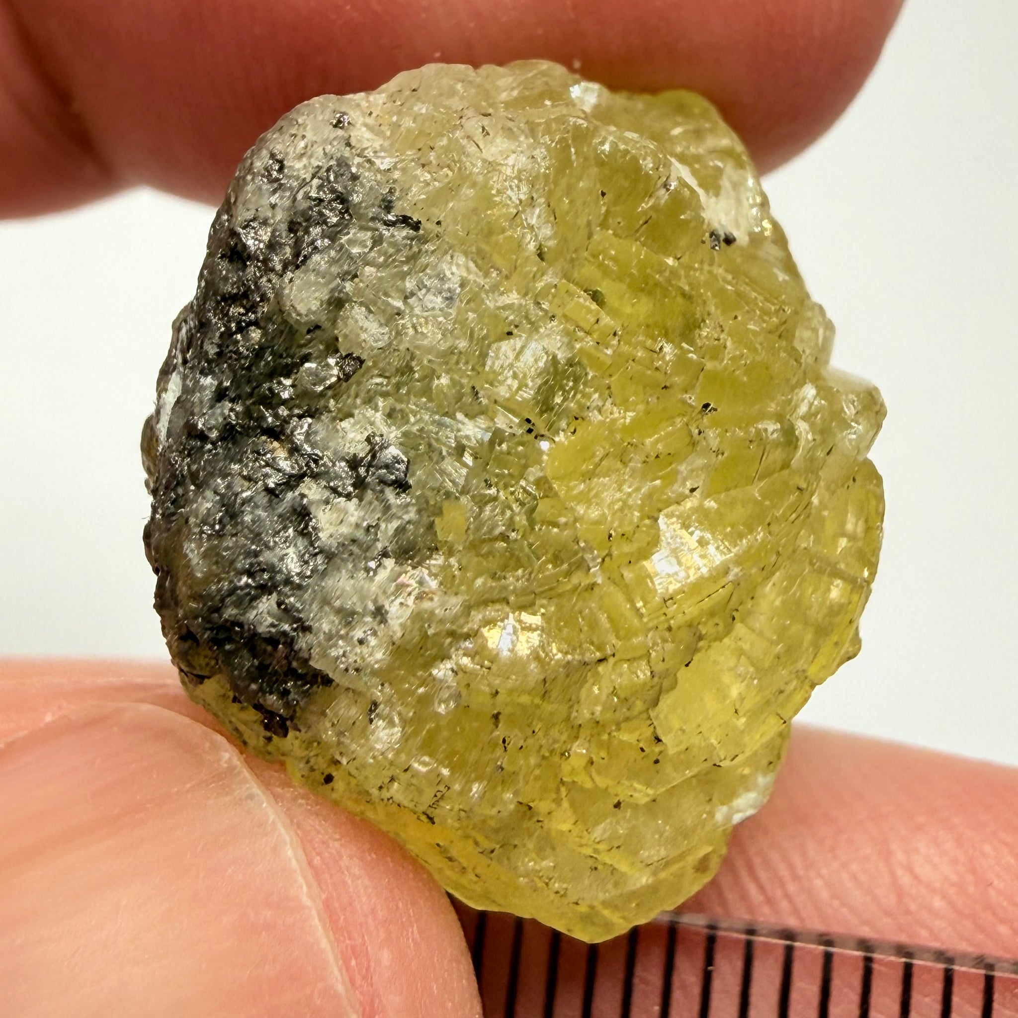 Prehnite Crystal, 46.55ct, Merelani Hills, Tanzania, Unheated Untreated