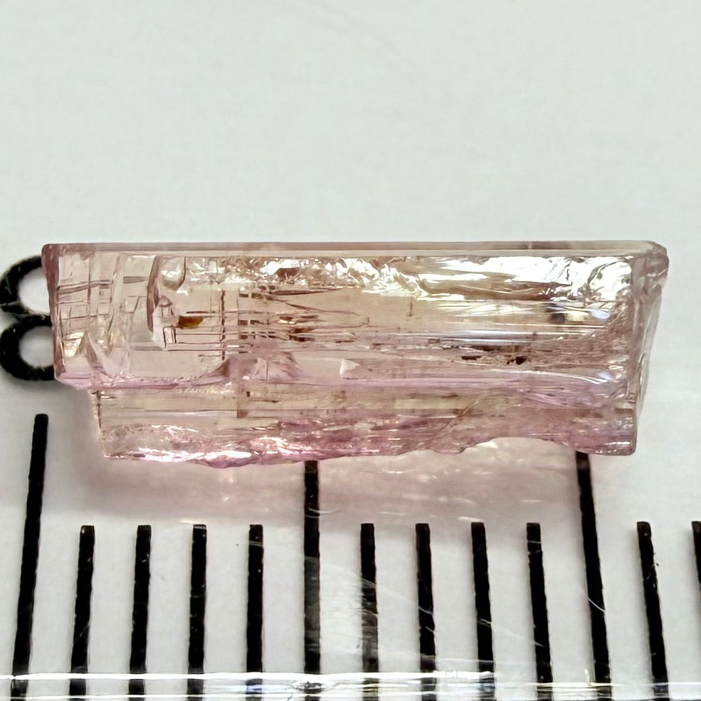 Pink Tanzanite Crystal Specimen, 1.70ct, Merelani, Tanzania. Unheated Unheated