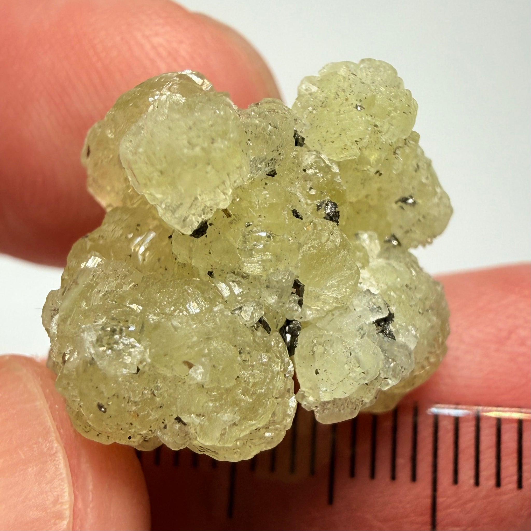 Prehnite Crystal, 27.90ct, Merelani Hills, Tanzania, Unheated Untreated&nbsp;