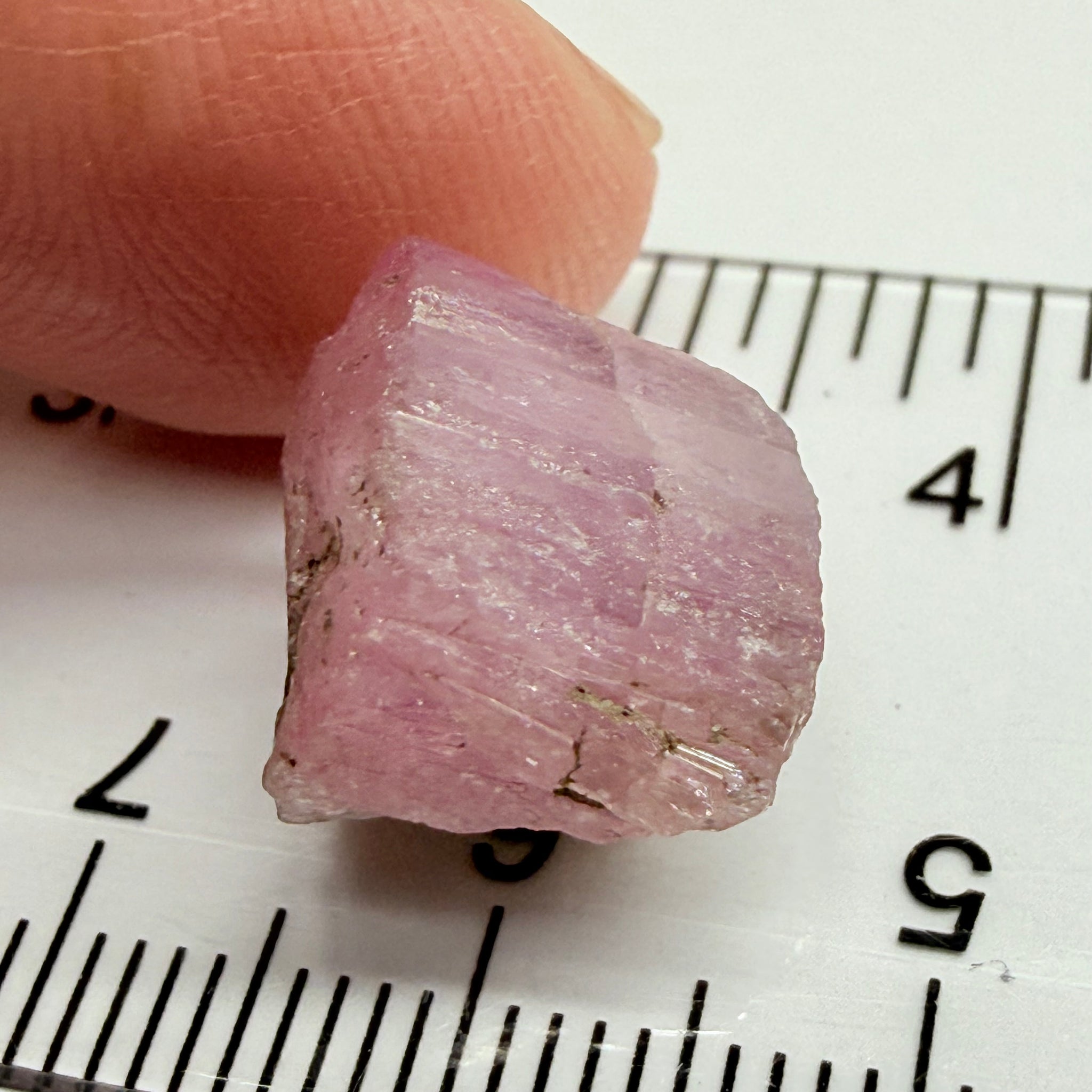 Pink Tanzanite Crystal Specimen, 15.14ct, Merelani, Tanzania. Unheated Unheated