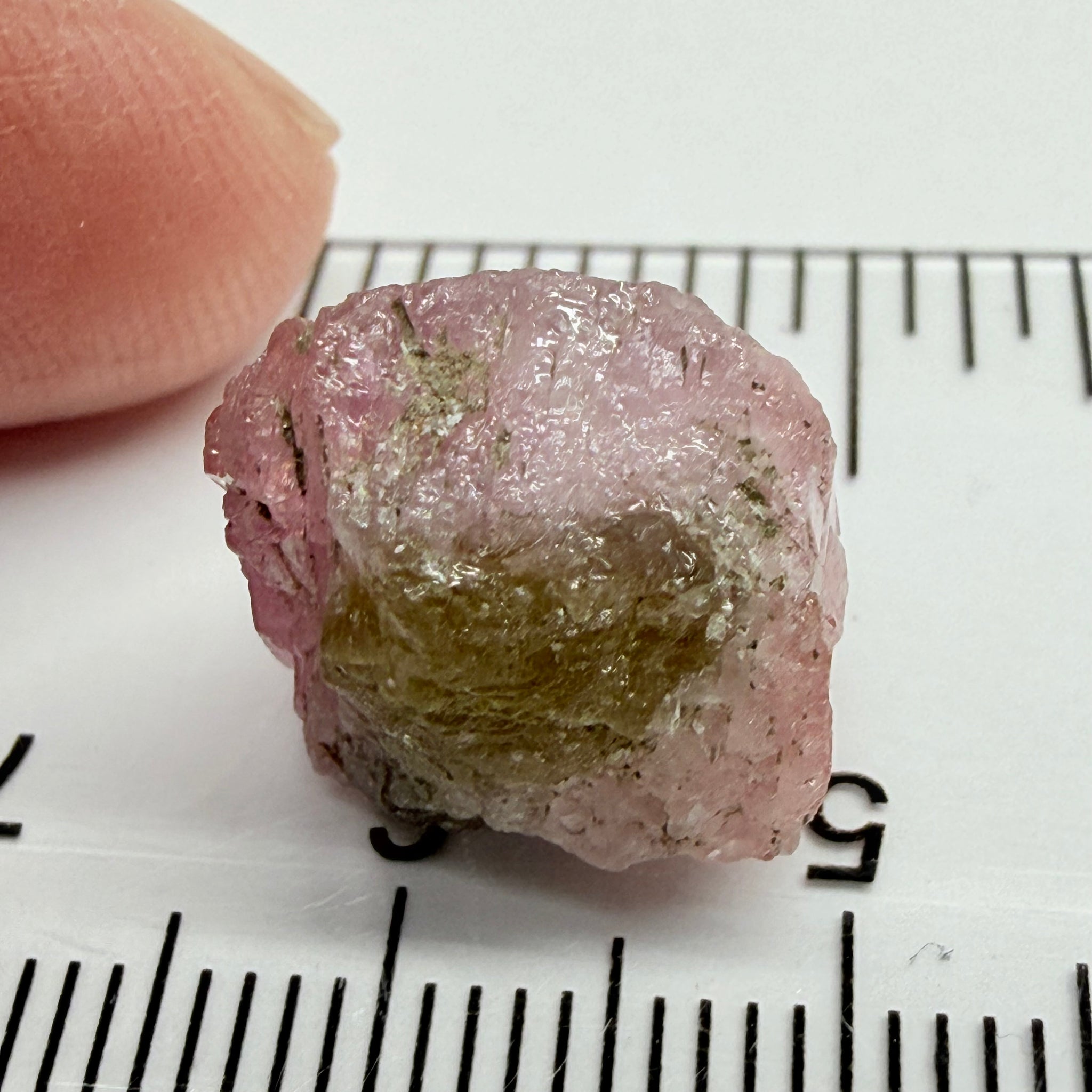 Pink Tanzanite Crystal Specimen, 15.14ct, Merelani, Tanzania. Unheated Unheated