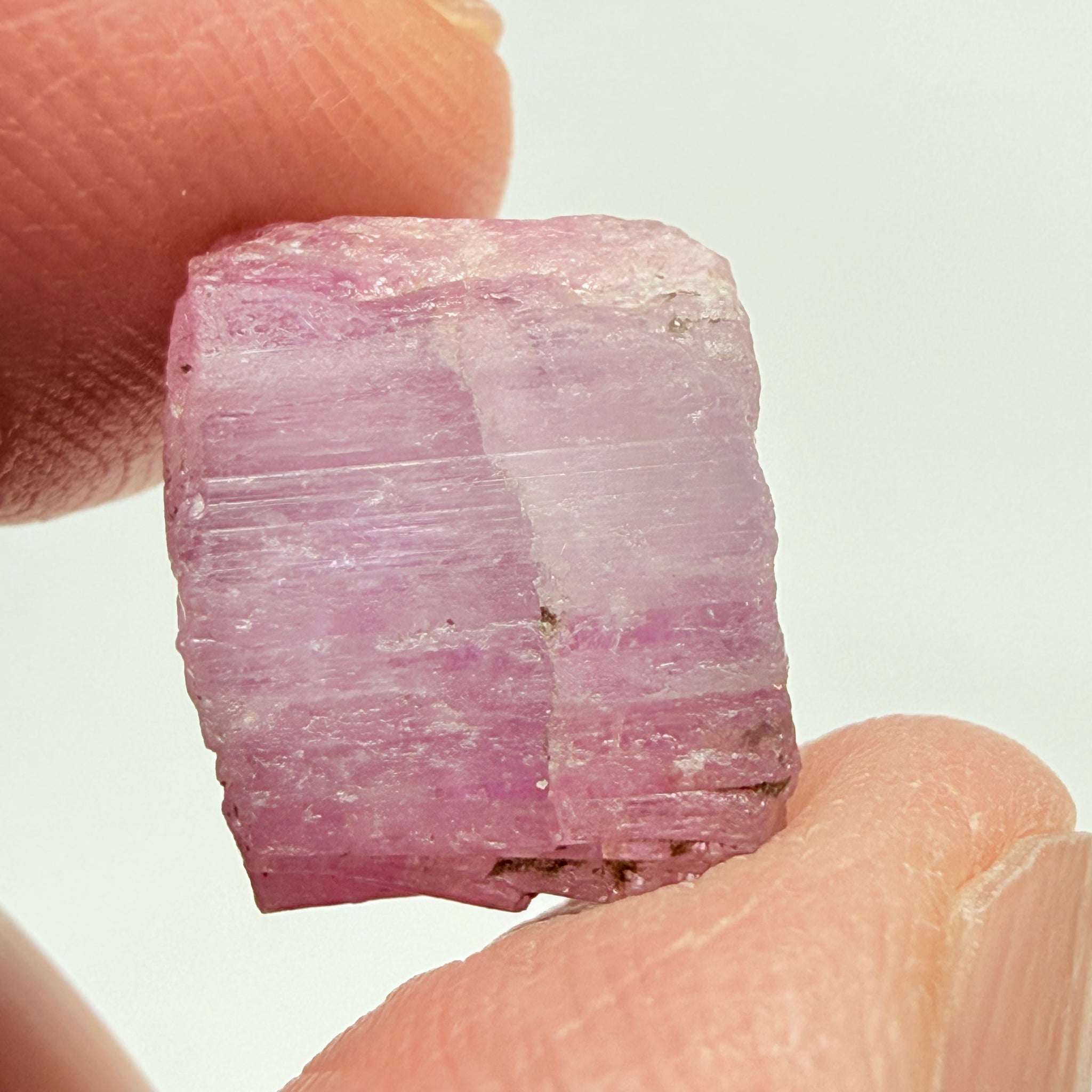 Pink Tanzanite Crystal Specimen, 15.14ct, Merelani, Tanzania. Unheated Unheated