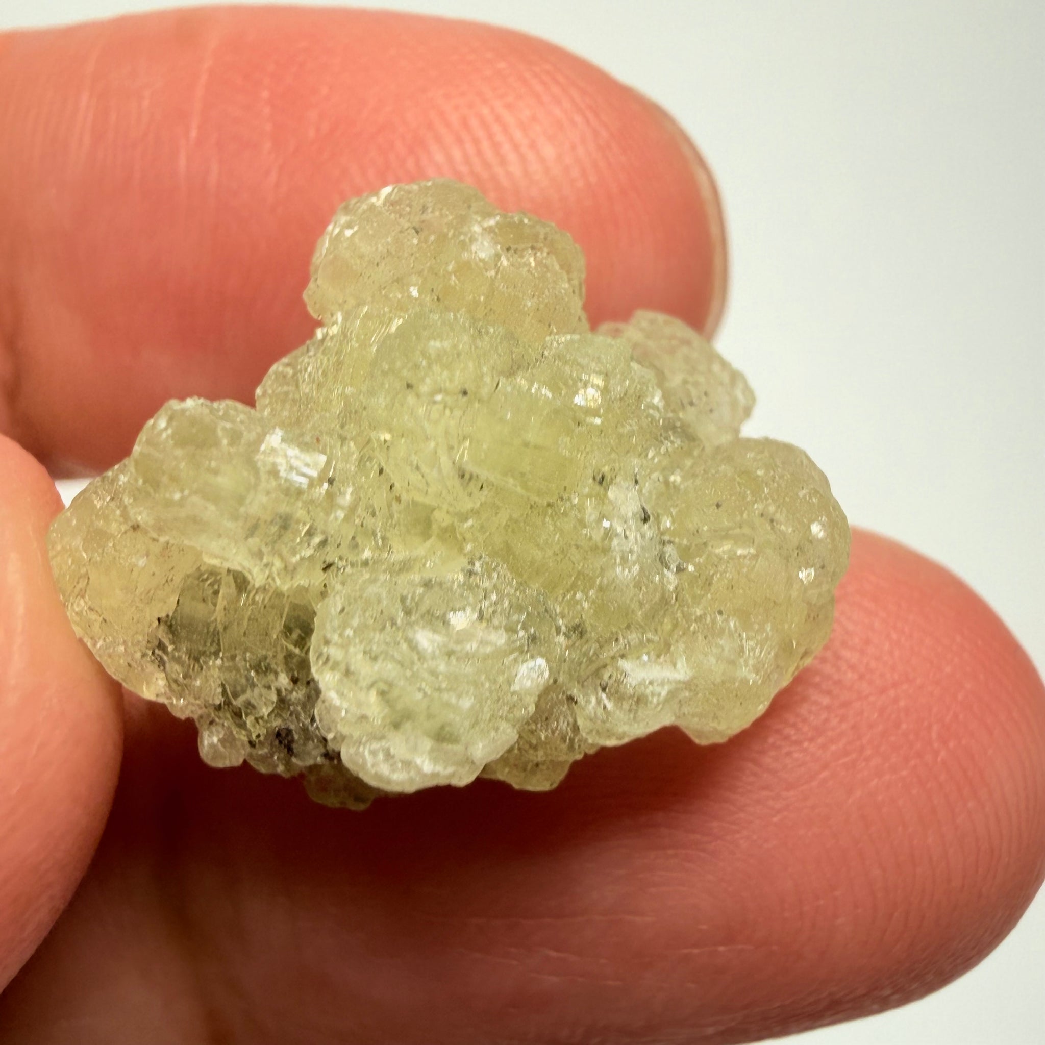 Prehnite Crystal, 24.42ct, Merelani Hills, Tanzania, Unheated Untreated