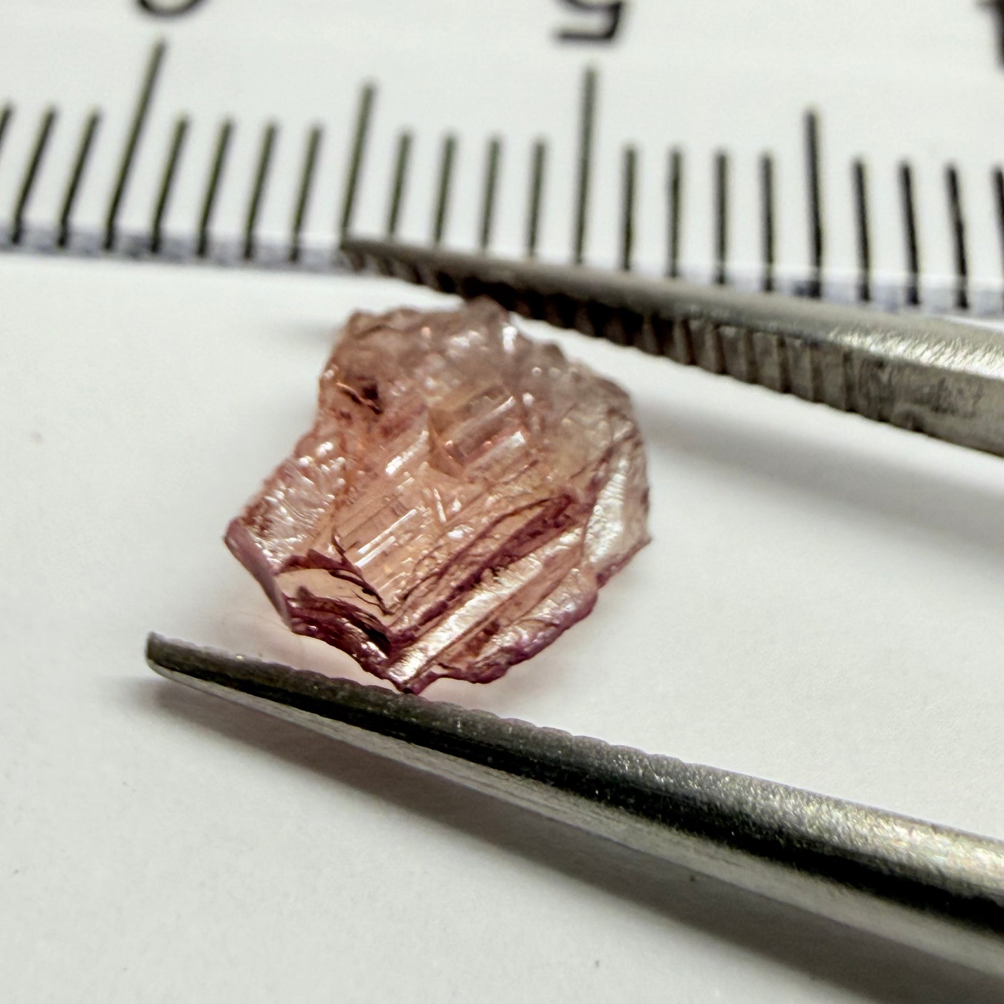 Pink Tanzanite Crystal Specimen, 1.22ct, Merelani, Tanzania. Unheated Unheated