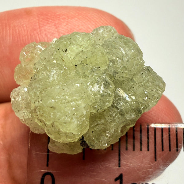 Prehnite Crystal, 24.42ct, Merelani Hills, Tanzania, Unheated Untreated