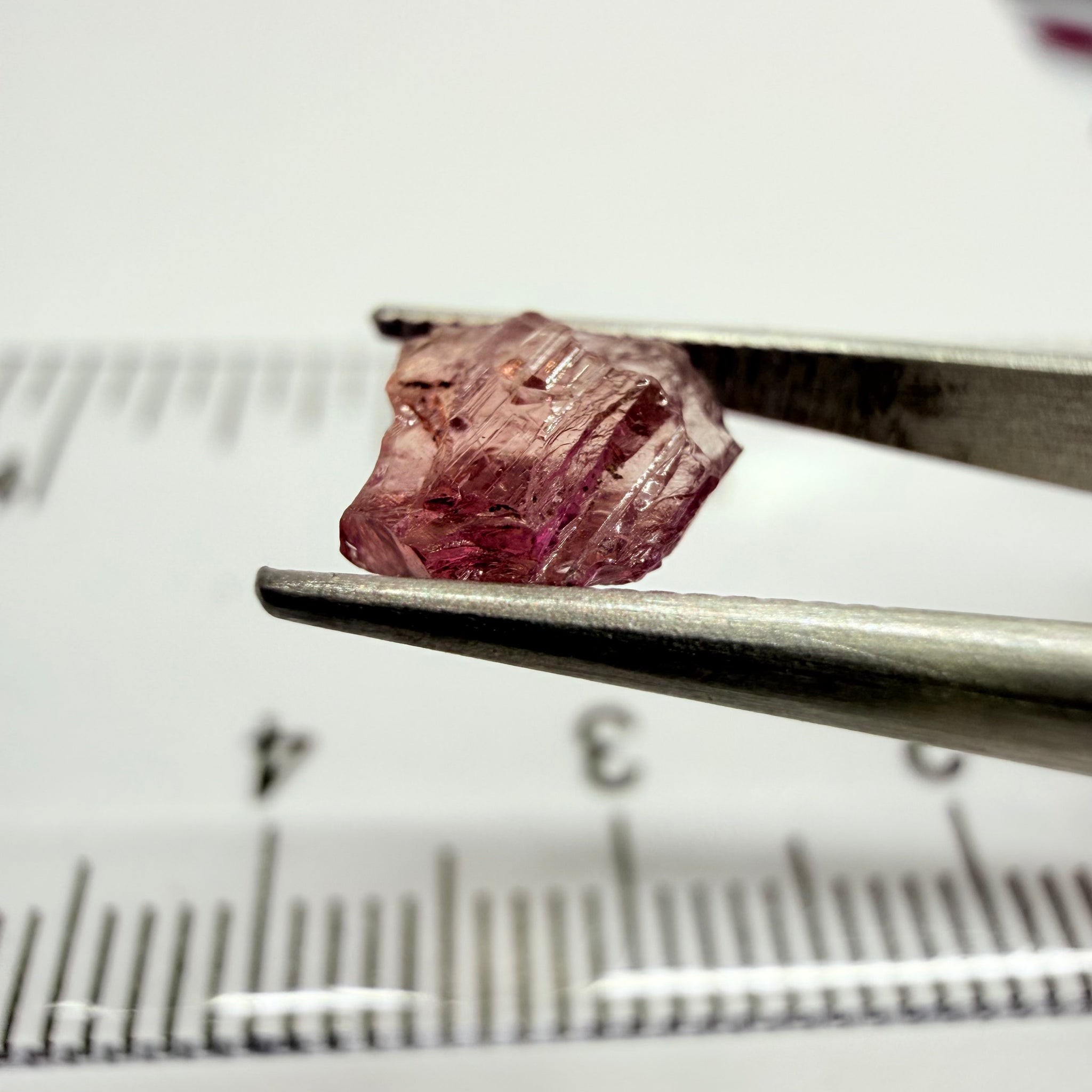 Pink Tanzanite Crystal Specimen, 1.22ct, Merelani, Tanzania. Unheated Unheated