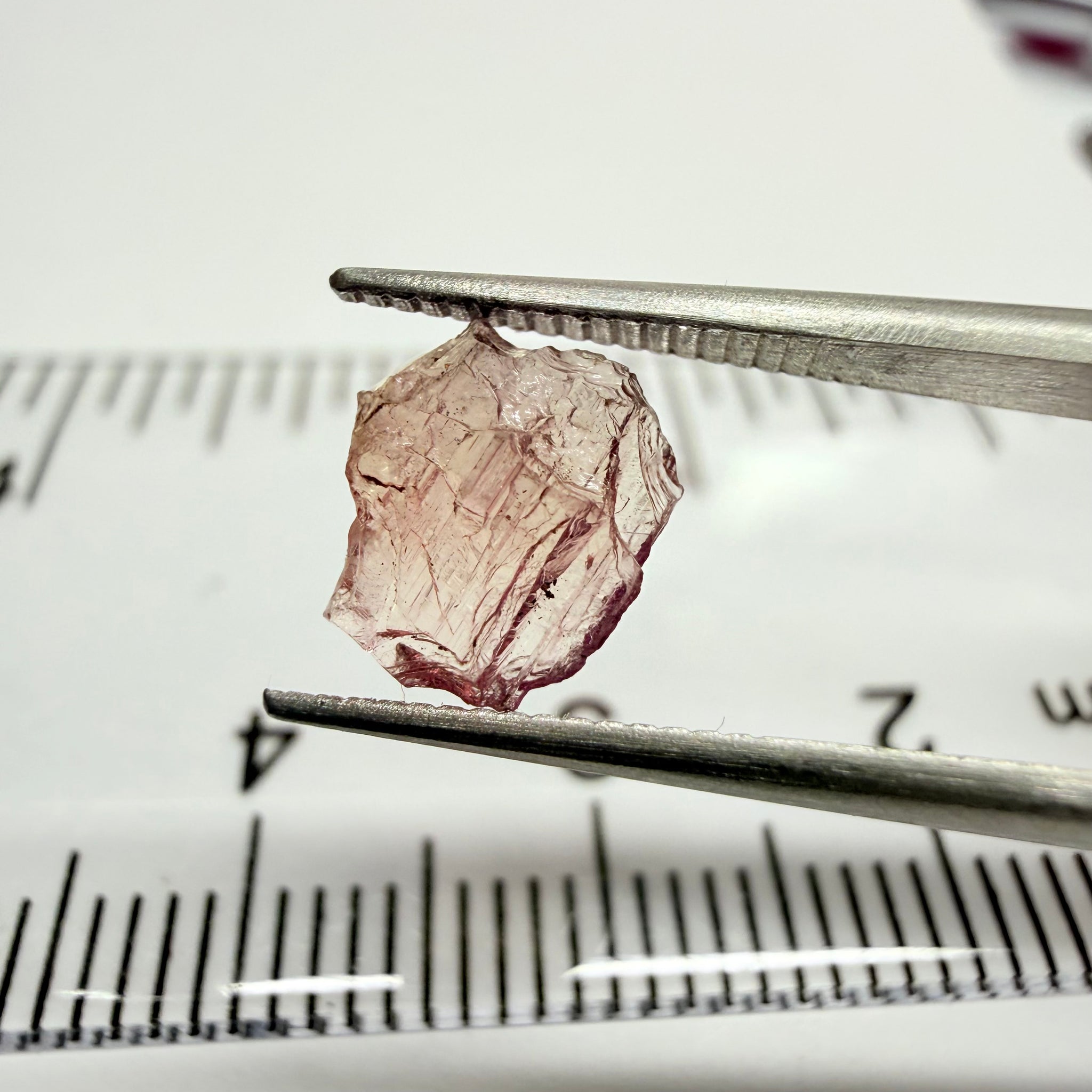 Pink Tanzanite Crystal Specimen, 1.22ct, Merelani, Tanzania. Unheated Unheated