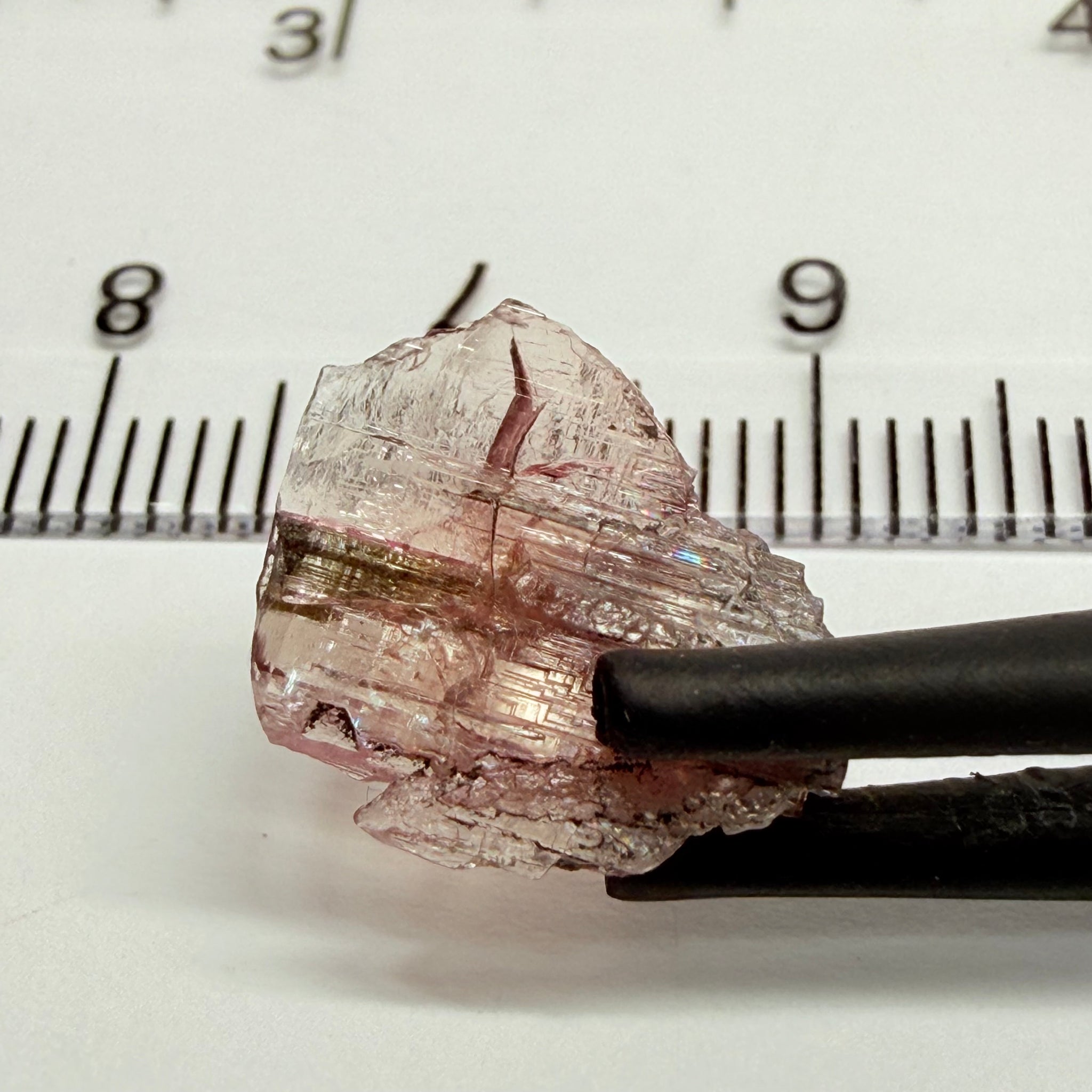 Pink Tanzanite Crystal Specimen, 3.86ct, Merelani, Tanzania. Unheated Unheated