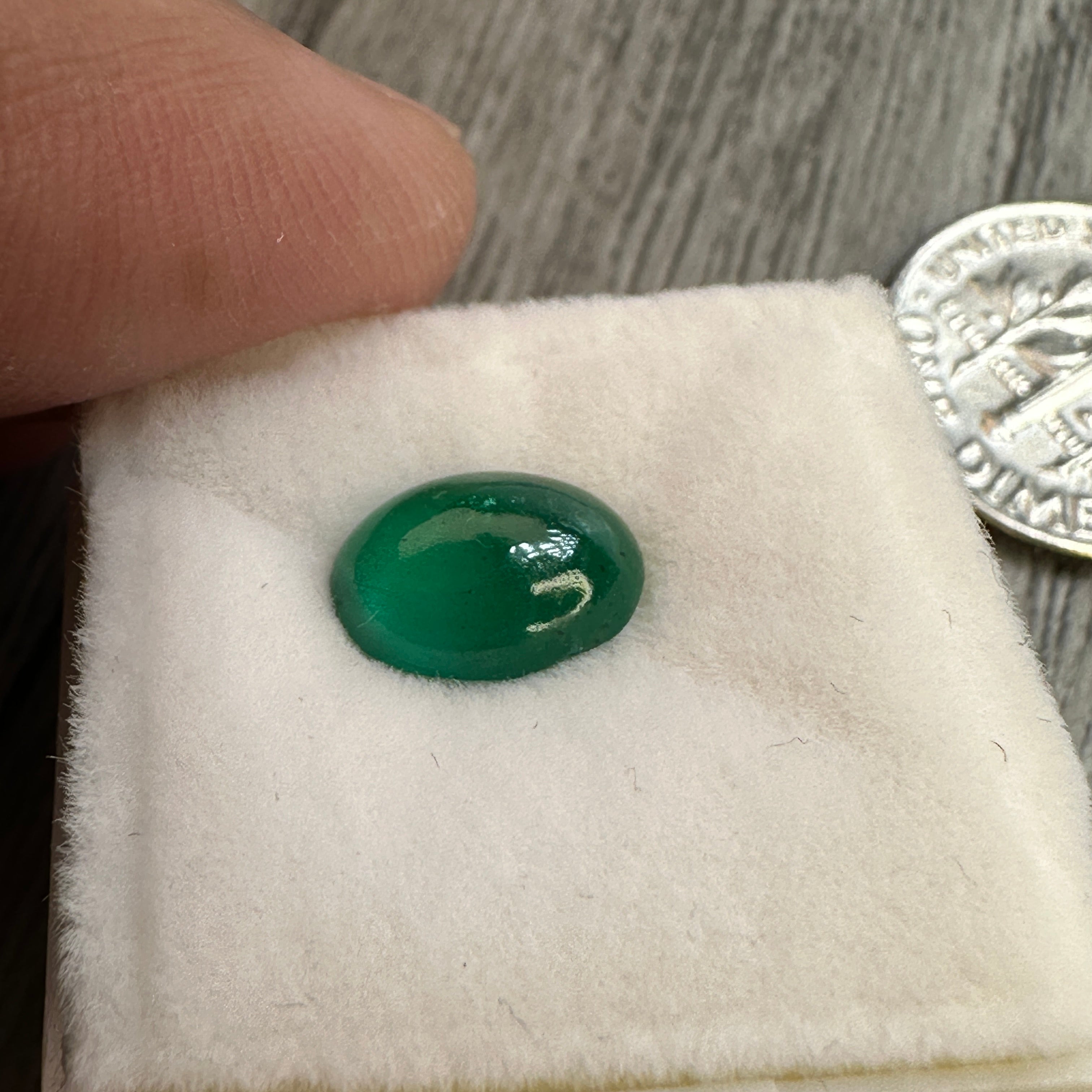 1.70ct Tanzanian Emerald, NO OIL, Untreated Unheated