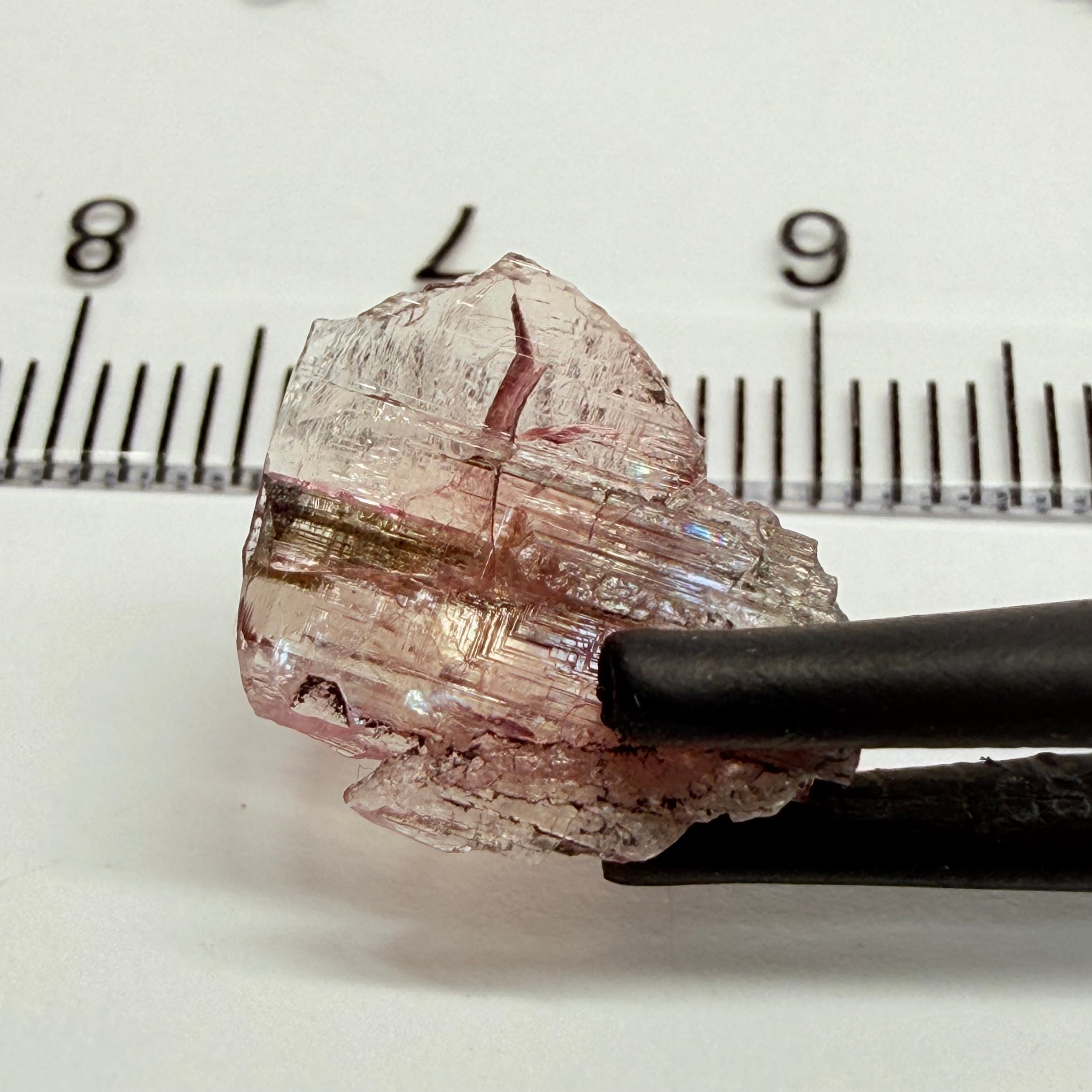 Pink Tanzanite Crystal Specimen, 3.86ct, Merelani, Tanzania. Unheated Unheated