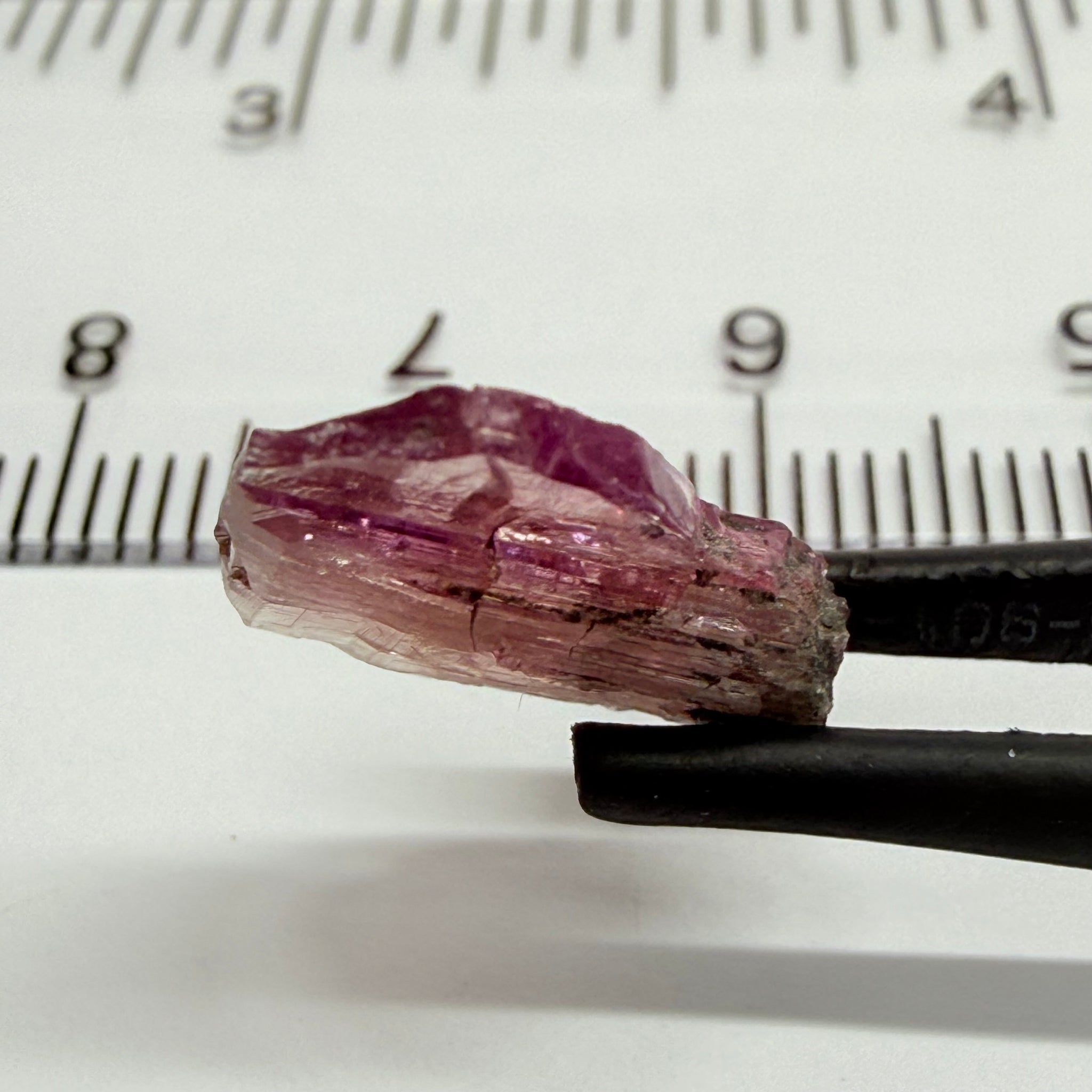 Pink Tanzanite Crystal Specimen, 3.86ct, Merelani, Tanzania. Unheated Unheated