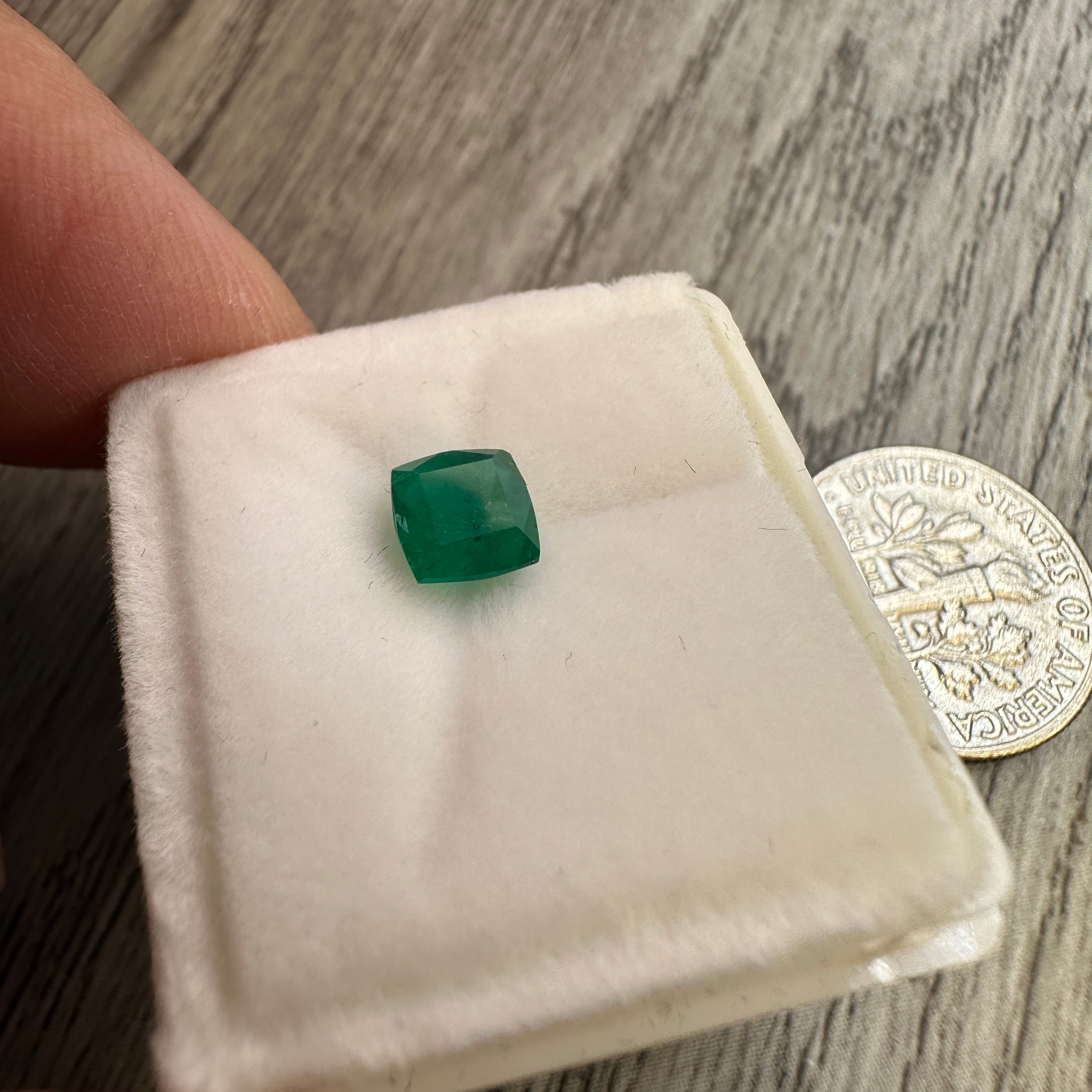 0.67ct Emerald, Tanzania, No Oil, Untreated Unheated