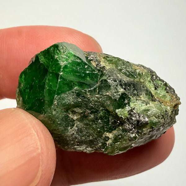 Tsavorite Garnet Crystal on matrix, 107.41ct, Merelani, Tanzania, Untreated Unheated