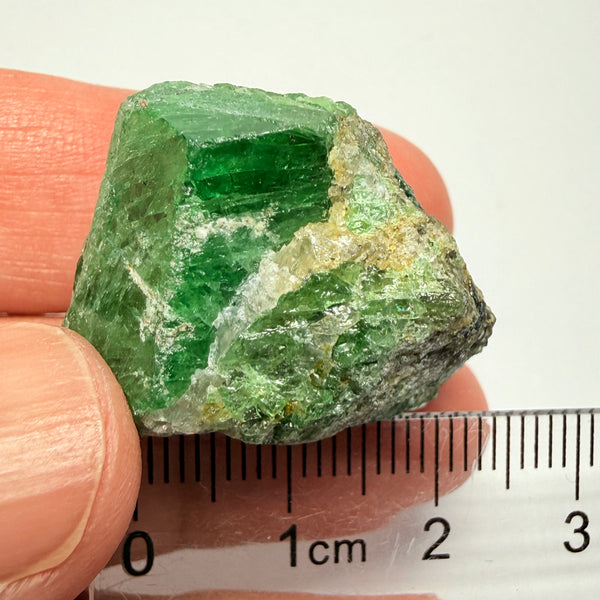 Tsavorite Garnet Crystal on matrix, 103.91ct, Merelani, Tanzania, Untreated Unheated