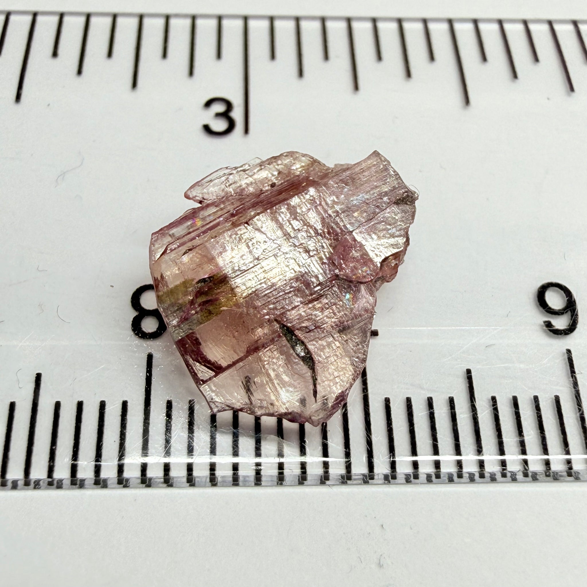 Pink Tanzanite Crystal Specimen, 3.86ct, Merelani, Tanzania. Unheated Unheated