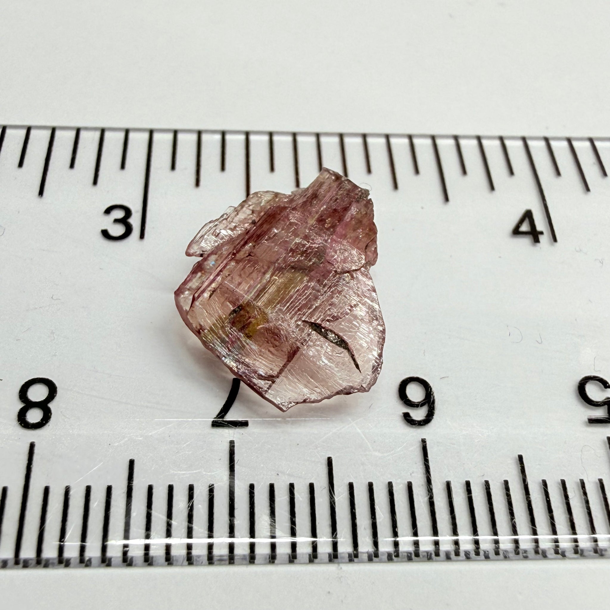 Pink Tanzanite Crystal Specimen, 3.86ct, Merelani, Tanzania. Unheated Unheated