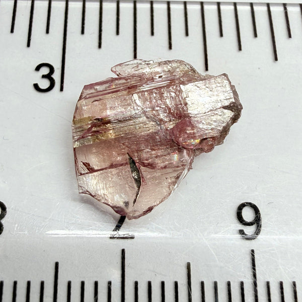 Pink Tanzanite Crystal Specimen, 3.86ct, Merelani, Tanzania. Unheated Unheated