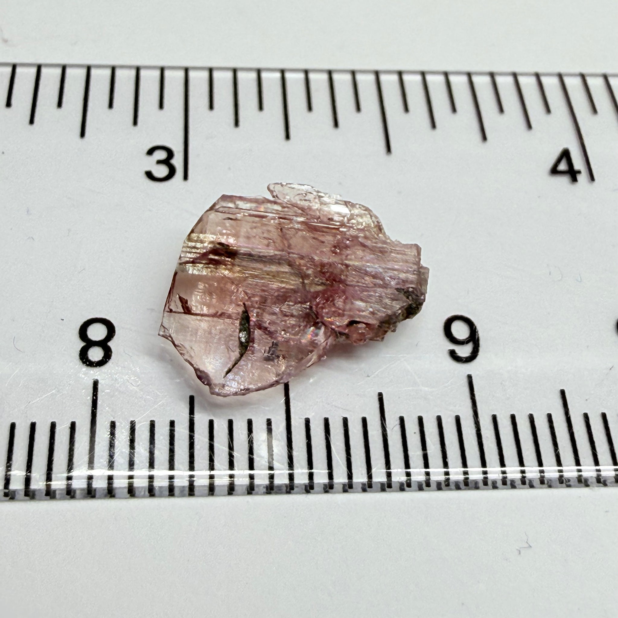 Pink Tanzanite Crystal Specimen, 3.86ct, Merelani, Tanzania. Unheated Unheated