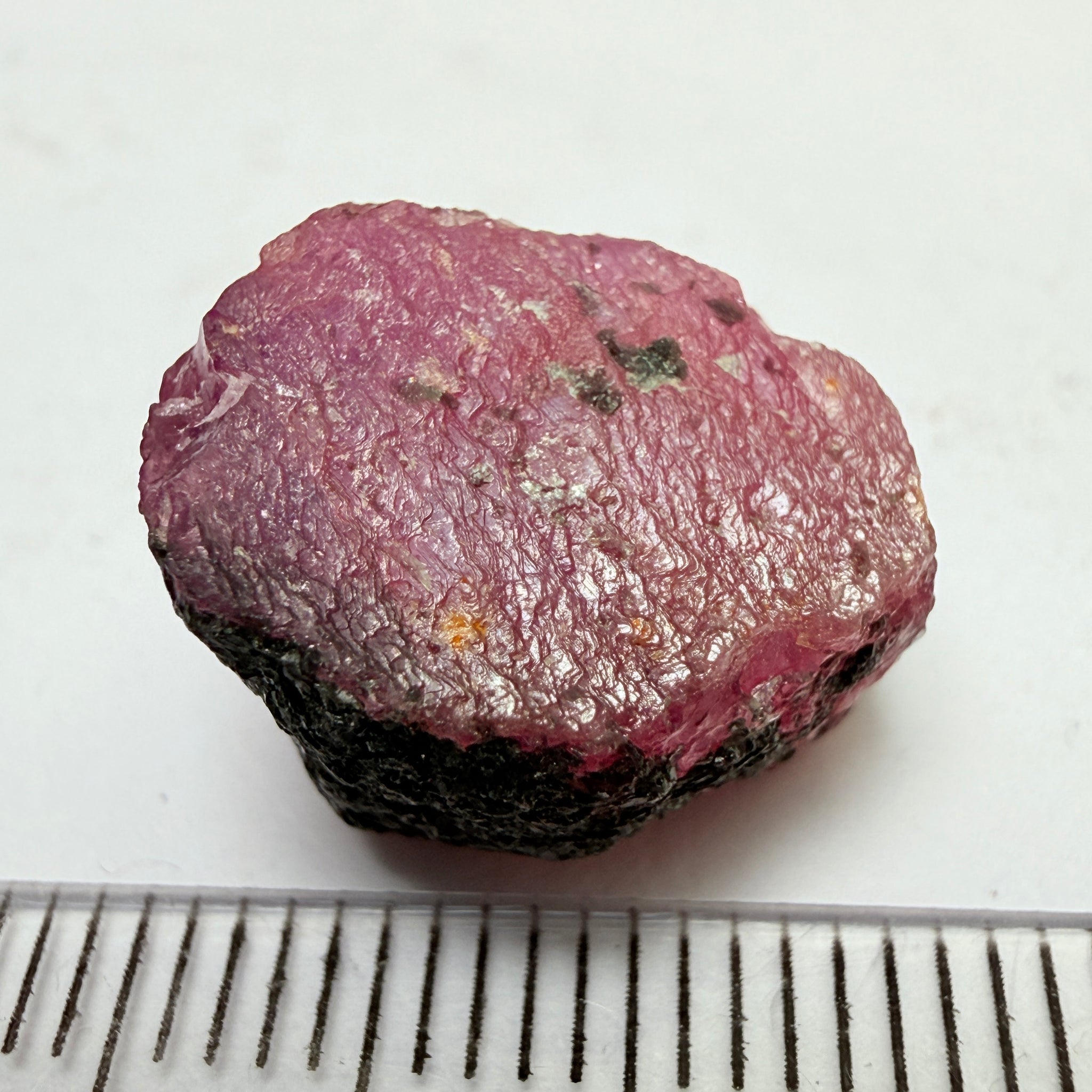 Winza Sapphire Crystal, 22.54ct, Tanzania, Untreated Unheated, gemmy crystal, great for faceting or cabbing/carving, or as a specimen