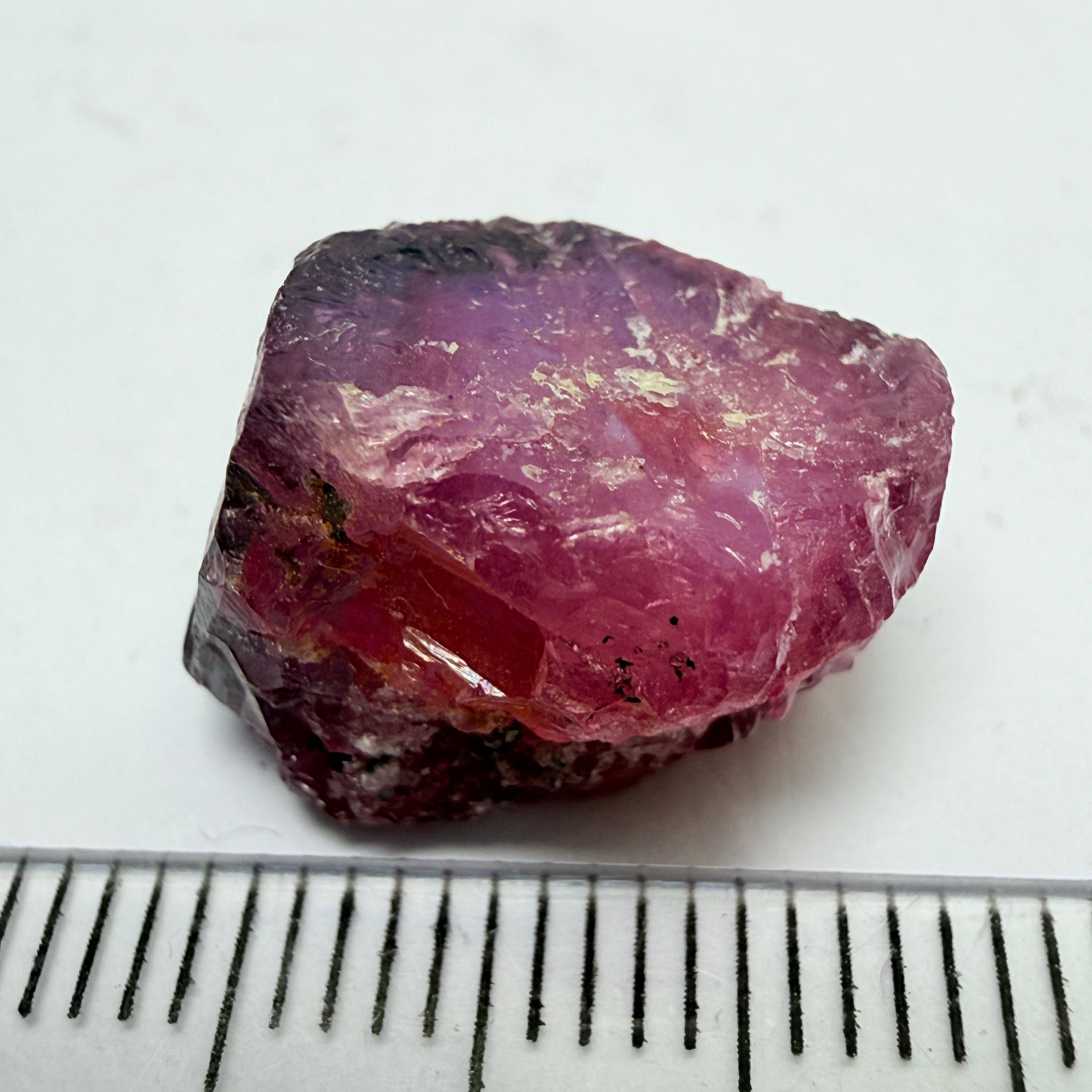 Winza Sapphire Crystal, 22.54ct, Tanzania, Untreated Unheated, gemmy crystal, great for faceting or cabbing/carving, or as a specimen