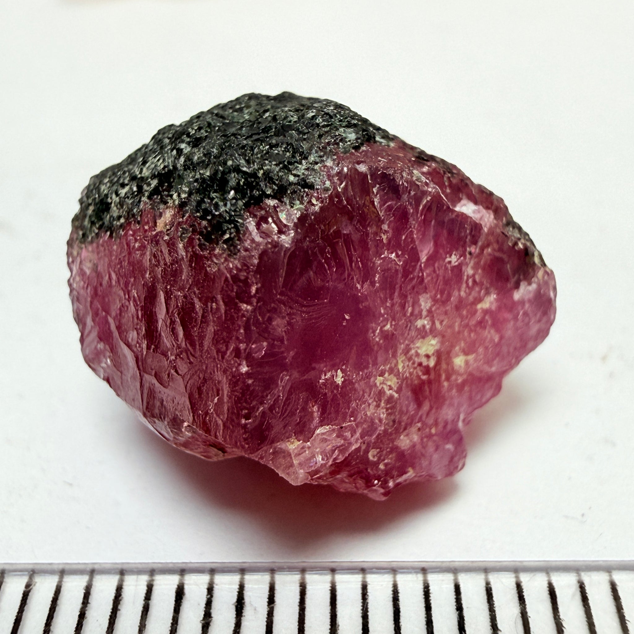 Winza Sapphire Crystal, 22.54ct, Tanzania, Untreated Unheated, gemmy crystal, great for faceting or cabbing/carving, or as a specimen
