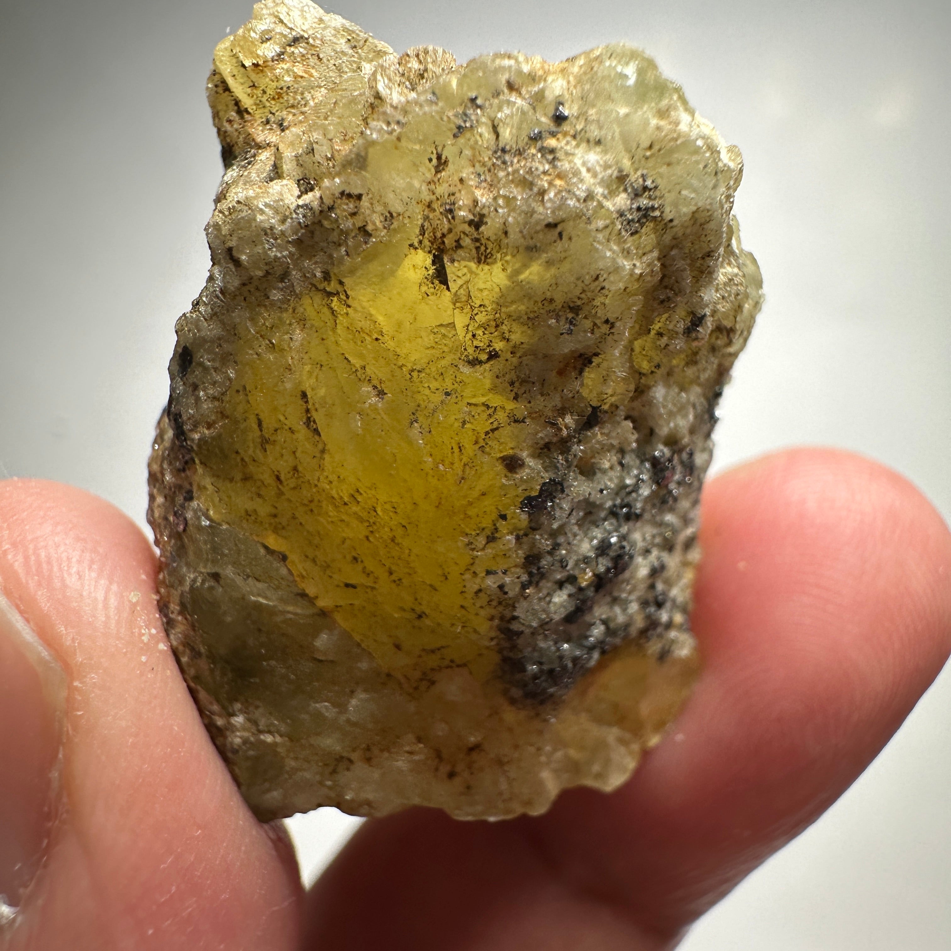 146ct / 29.20gm Prehinite Crystal, Merelani, Tanzania, Untreated Unheated.