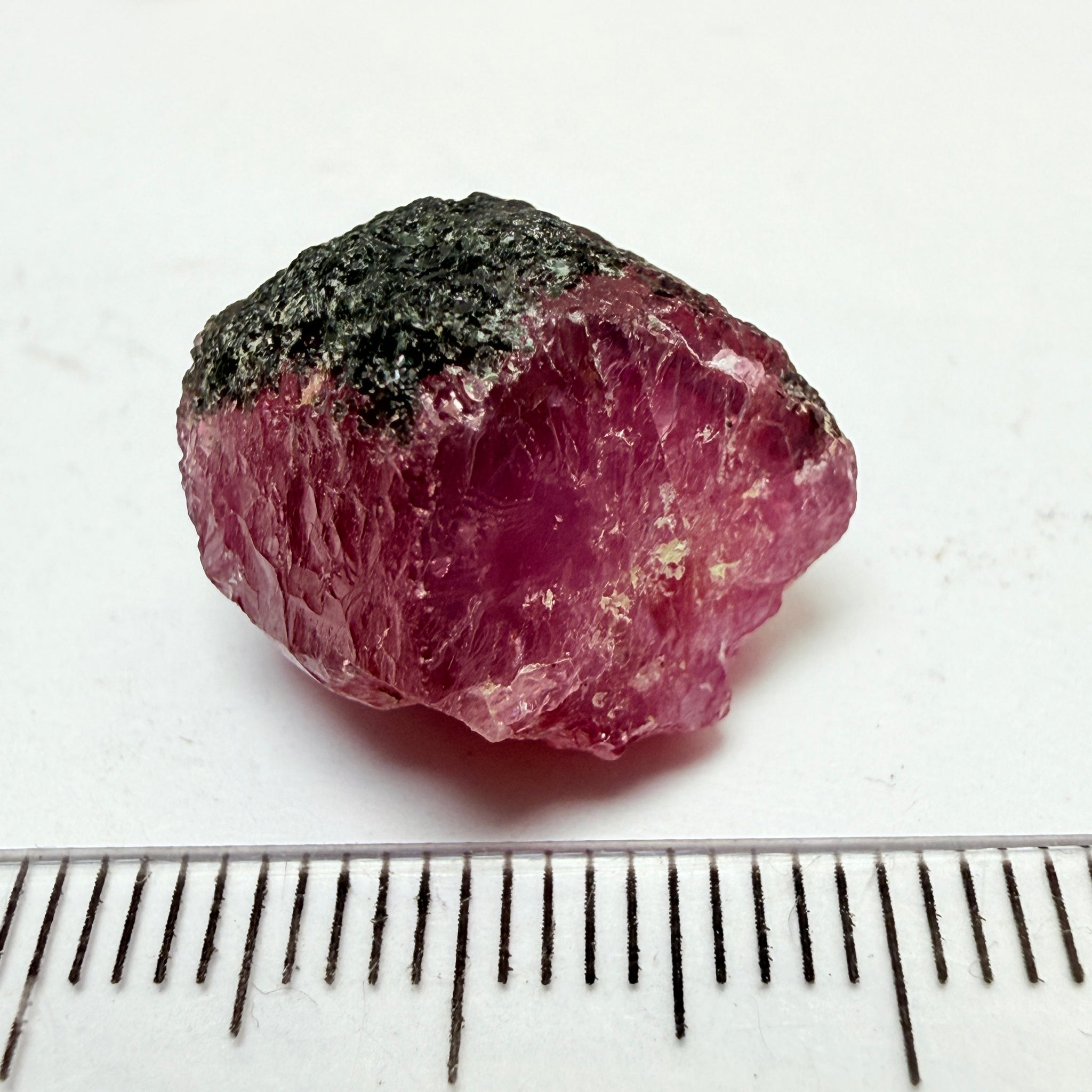 Winza Sapphire Crystal, 22.54ct, Tanzania, Untreated Unheated, gemmy crystal, great for faceting or cabbing/carving, or as a specimen