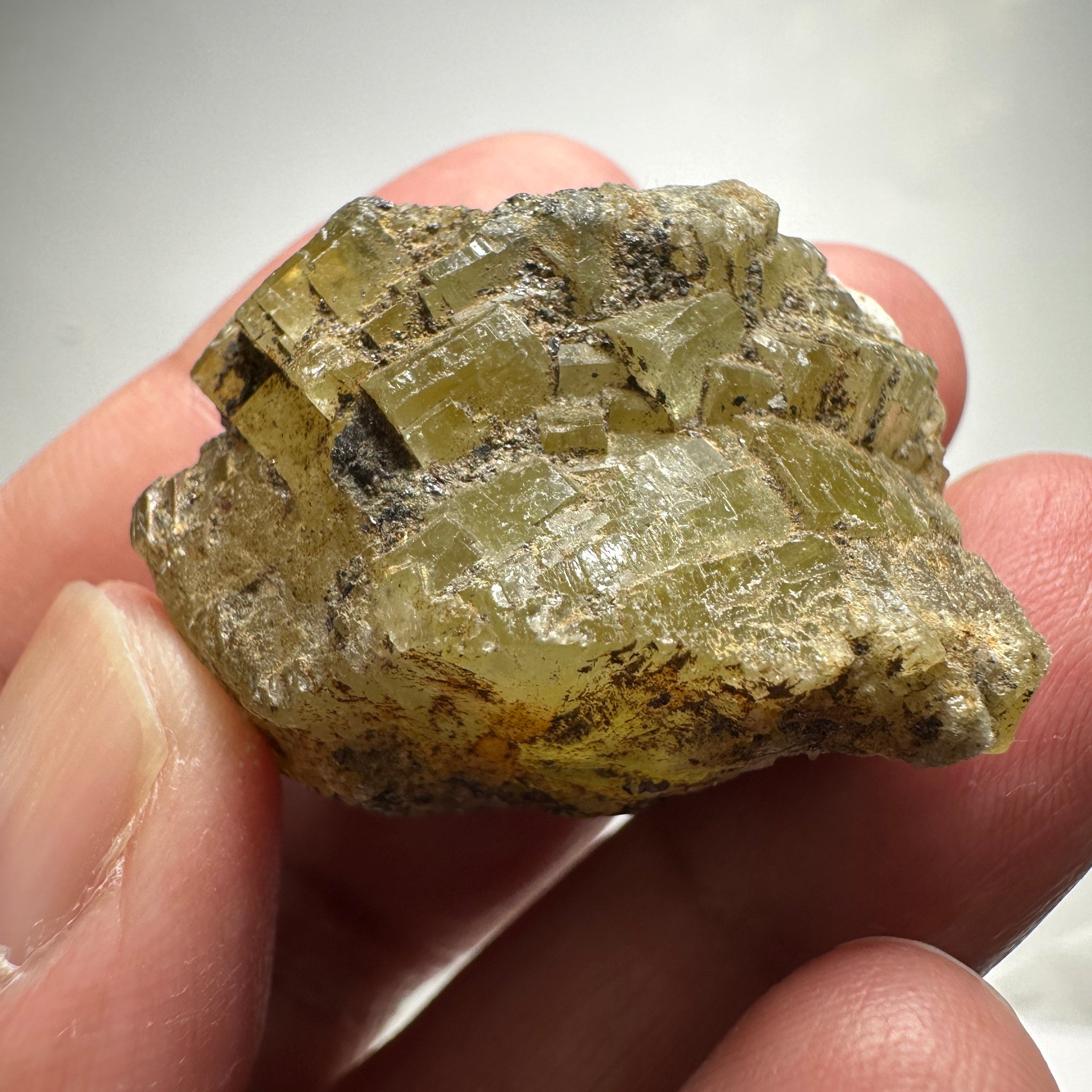 Prehinite Crystal, 146ct / 29.20gm, Merelani, Tanzania, Untreated Unheated.