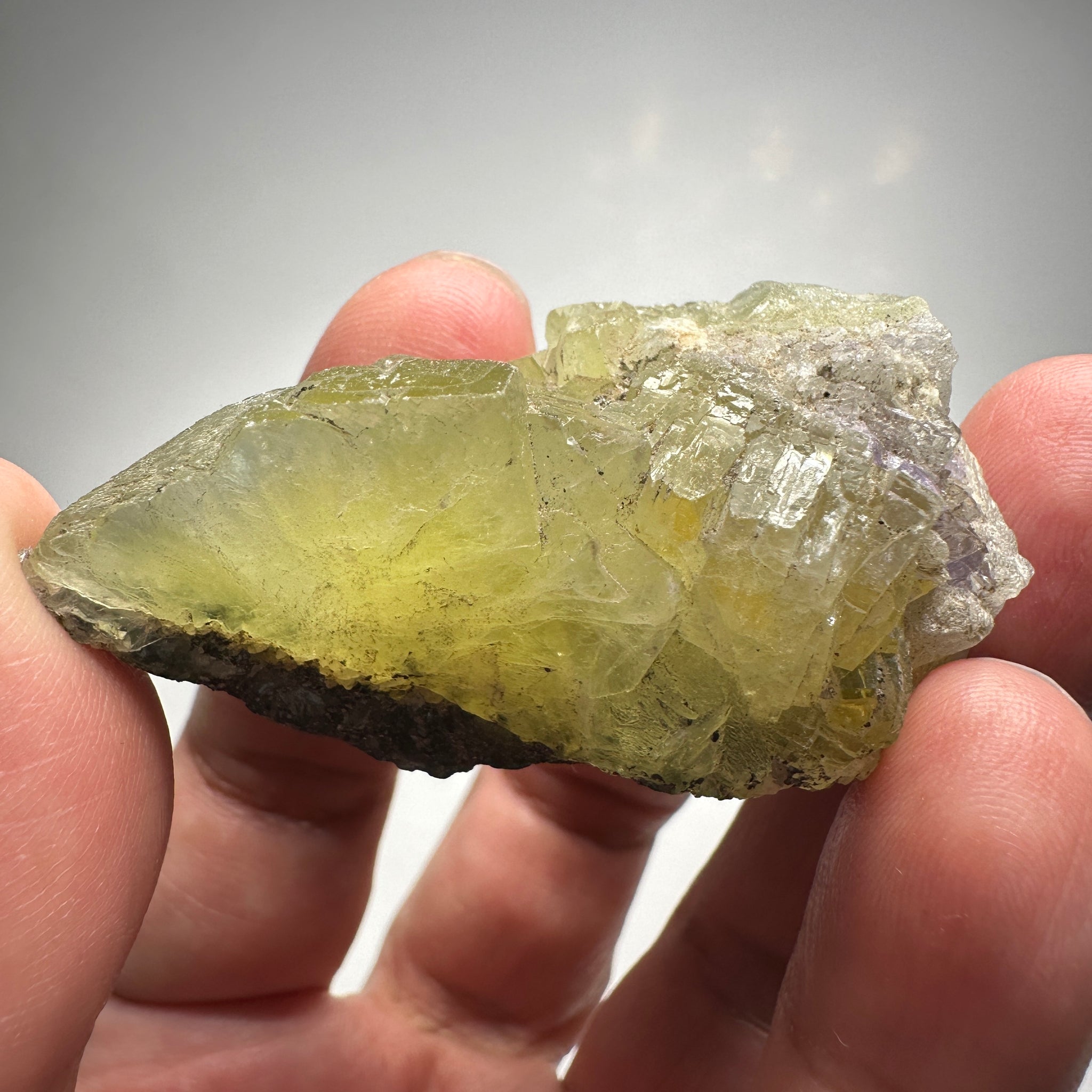 Prehinite Crystal, 376.50ct / 75.30gm, Merelani, Tanzania, Untreated Unheated. 58.80 x 39.00 x 35.60mm