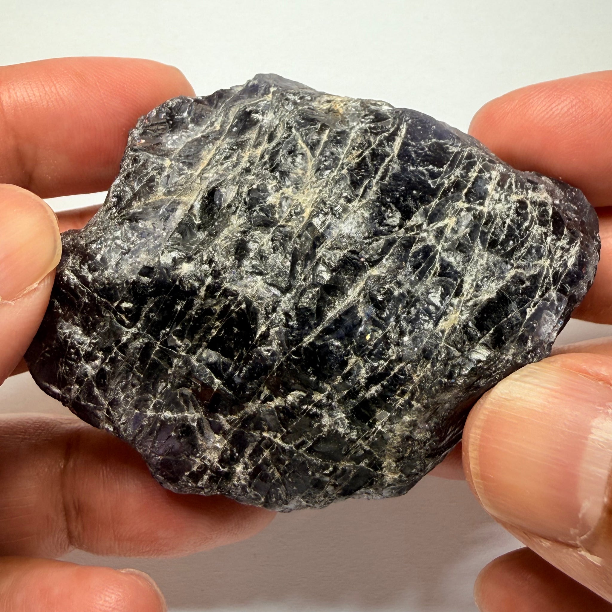 Iolite Specimen, 600.50ct / 120.10gm, Babati, Tanzania, Untreated Unheated, leave as a specimen or break it up for rough, see backlit