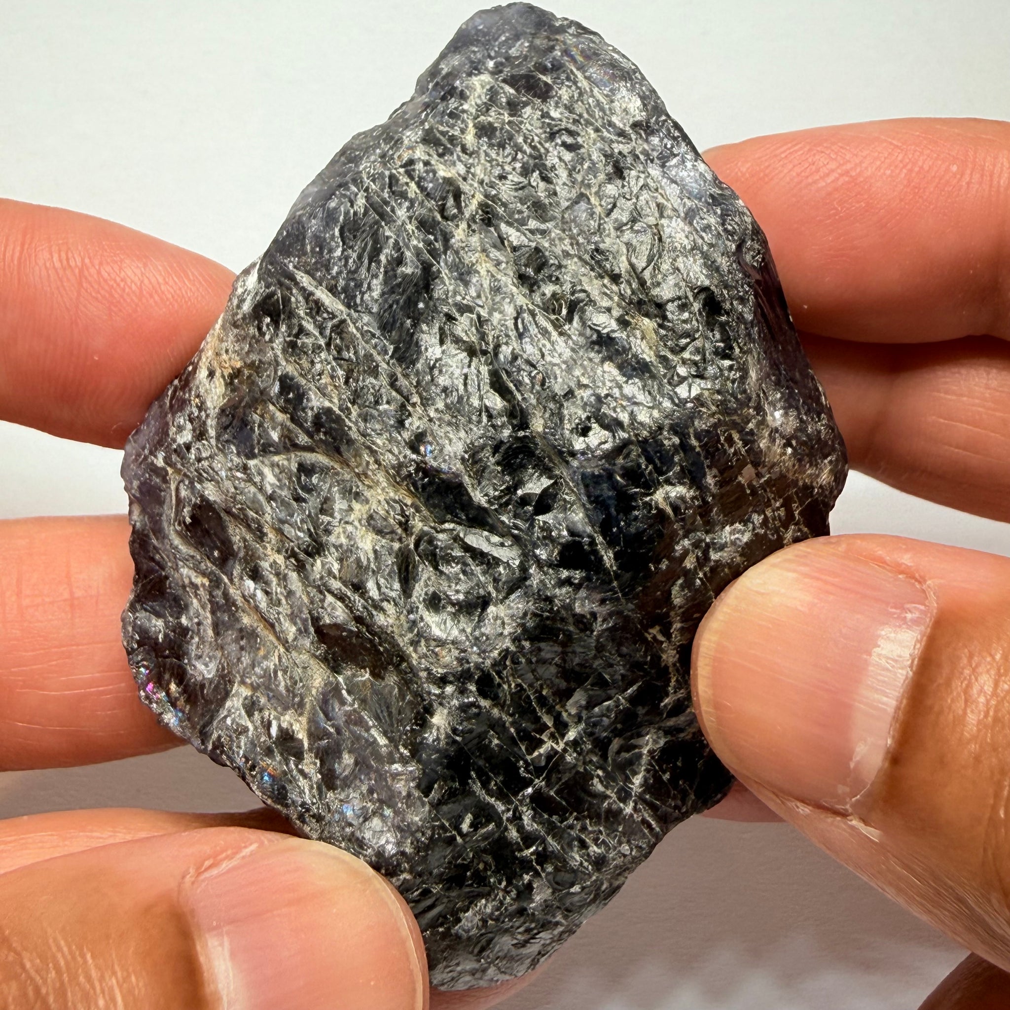 Iolite Specimen, 600.50ct / 120.10gm, Babati, Tanzania, Untreated Unheated, leave as a specimen or break it up for rough, see backlit